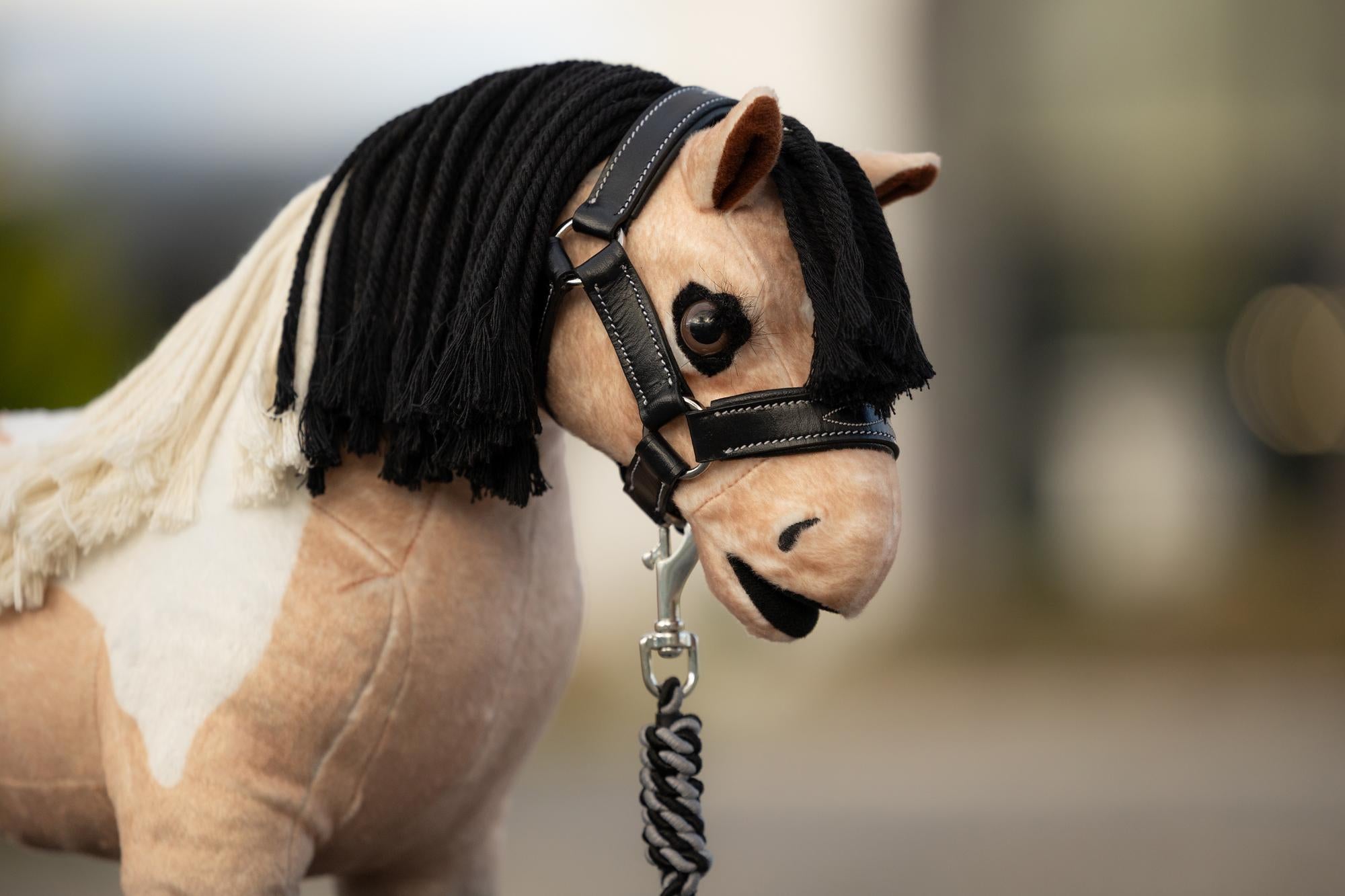 LeMieux Toy Pony Leather Headcollar & Leadrope Black-Toys-LeMieux-Evolution Equestrian Co.