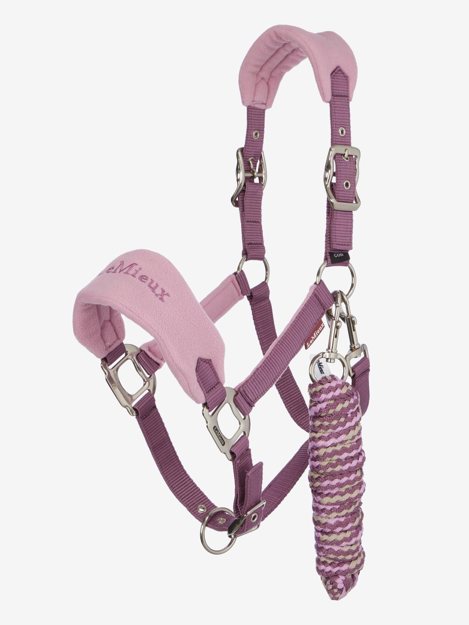 LeMieux Vogue Halter and Leadrope Mallow-Halter-LeMieux-Pony-Evolution Equestrian Co.