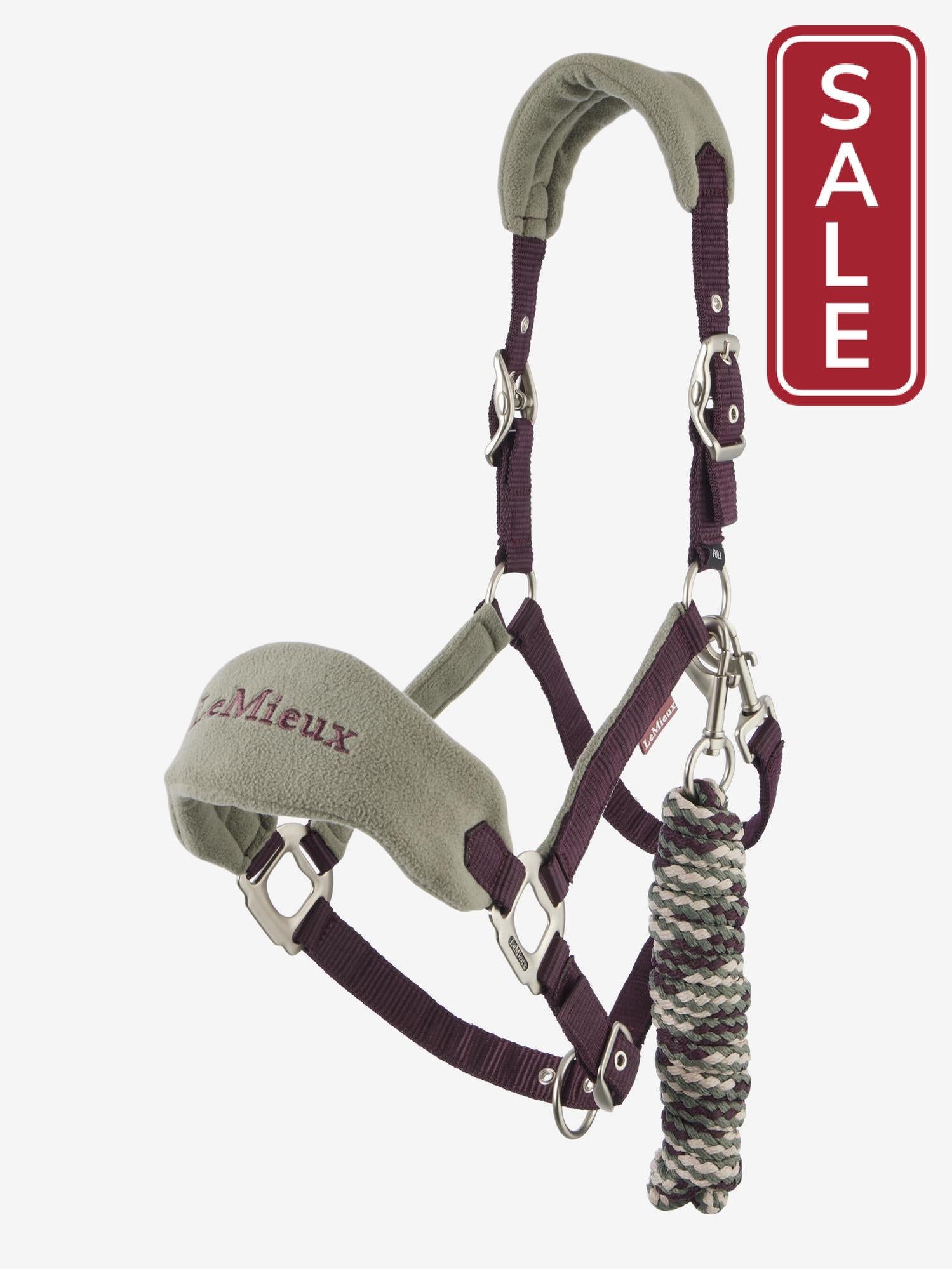 LeMieux Vogue Halter with Leadrope Damson-Halter-LeMieux-Pony-Evolution Equestrian Co.
