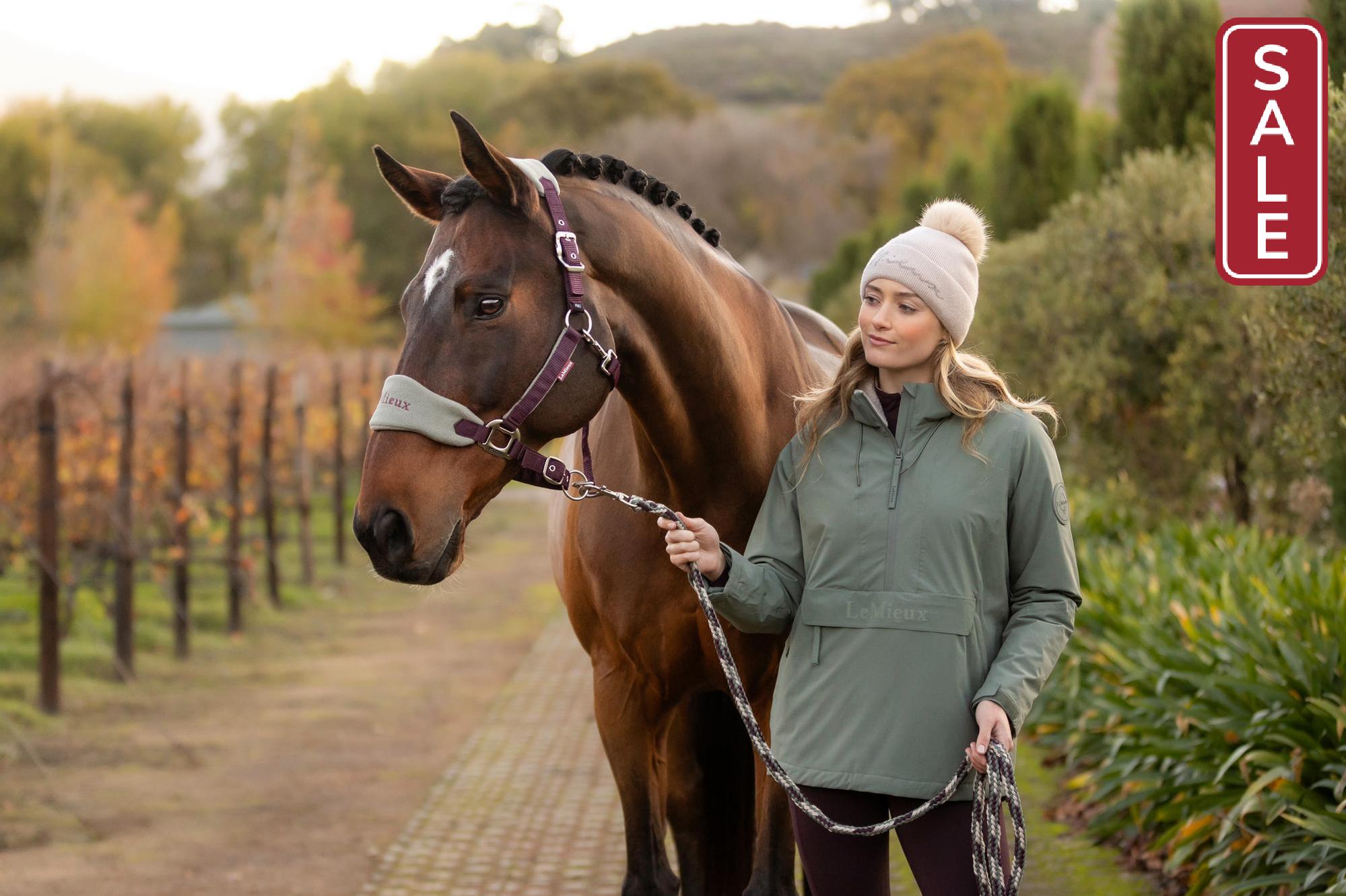 LeMieux Vogue Halter with Leadrope Damson-Halter-LeMieux-Pony-Evolution Equestrian Co.