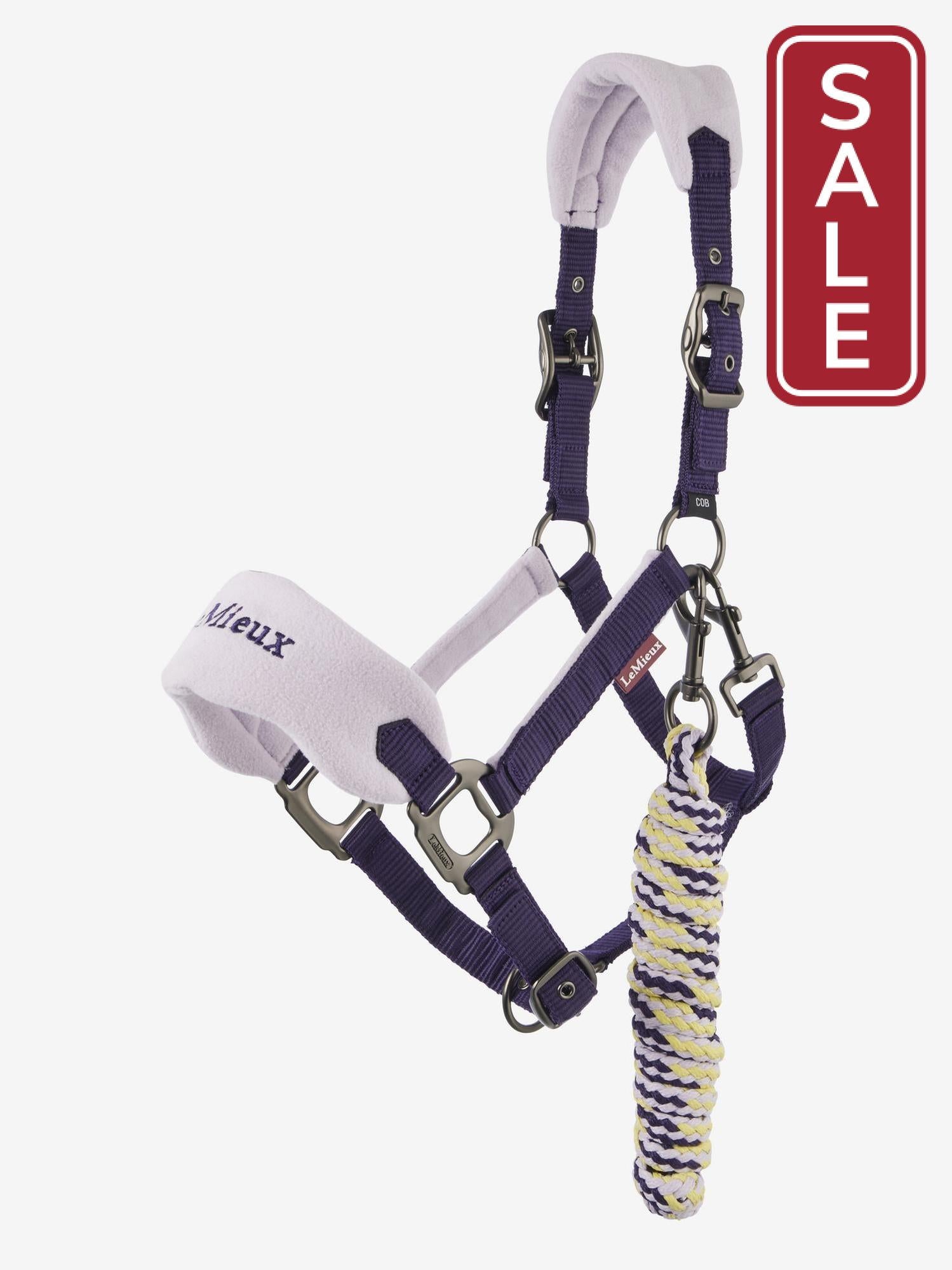 LeMieux Vogue Halter with Leadrope Juniper-Halter-LeMieux-Pony-Evolution Equestrian Co.