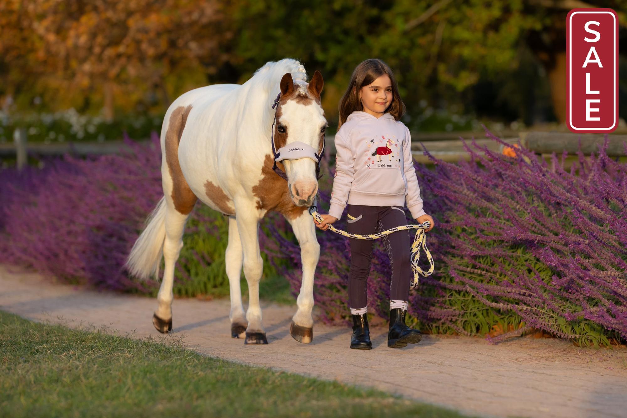 LeMieux Vogue Halter with Leadrope Juniper-Halter-LeMieux-Pony-Evolution Equestrian Co.