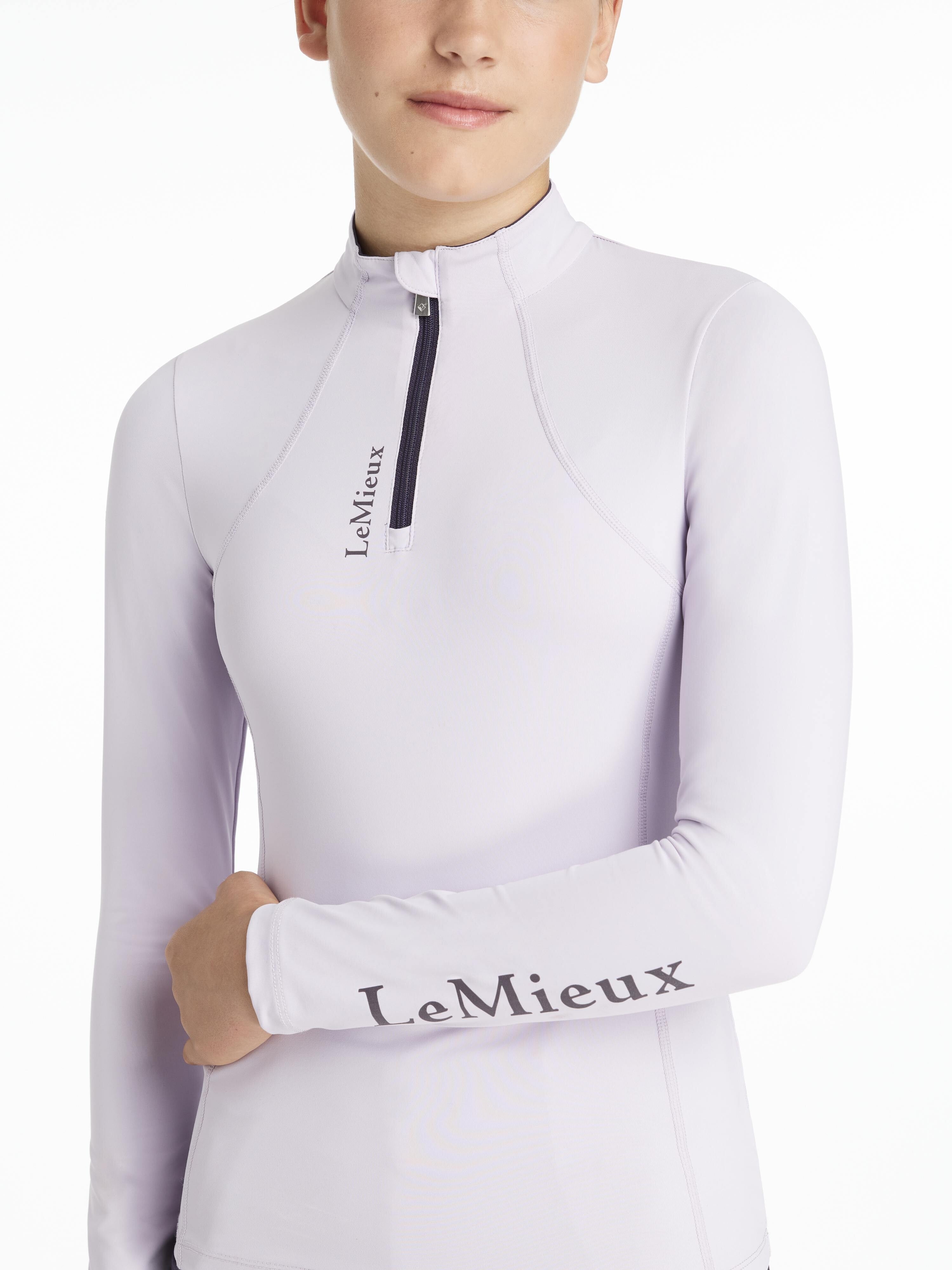 LeMieux Young Rider Classique Base Layer Lilac-Riding Shirts-LeMieux-9-10 Years Old-Evolution Equestrian Co.