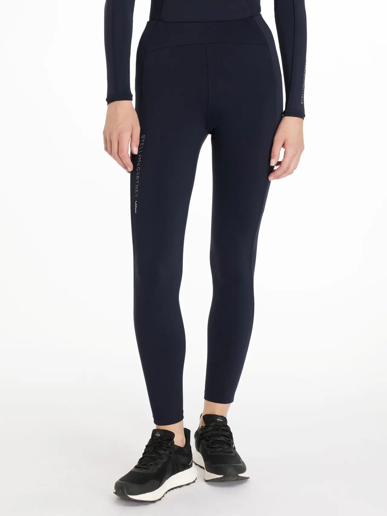 LeMieux x Stella McCartney Pull On Breeches Midnight Navy-Breeches-Consignment-Evolution Equestrian Co.