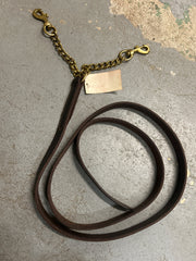 Leather Chain Newmarket Lead-Lead Rope-Evolution Equestrian Co.-Evolution Equestrian Co.