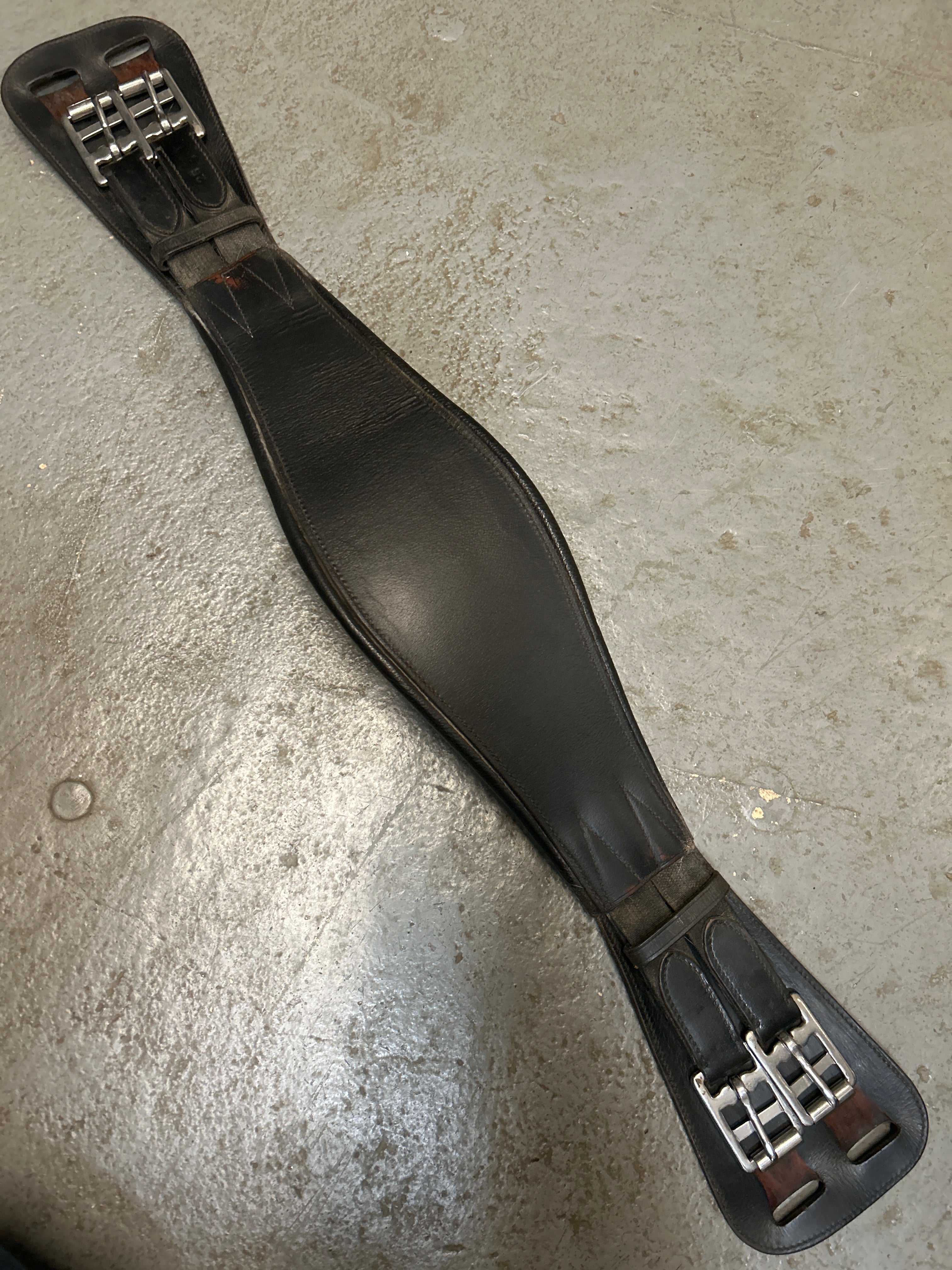 Leather Dressage Girth 27"-English Girth-Consignment-Evolution Equestrian Co.