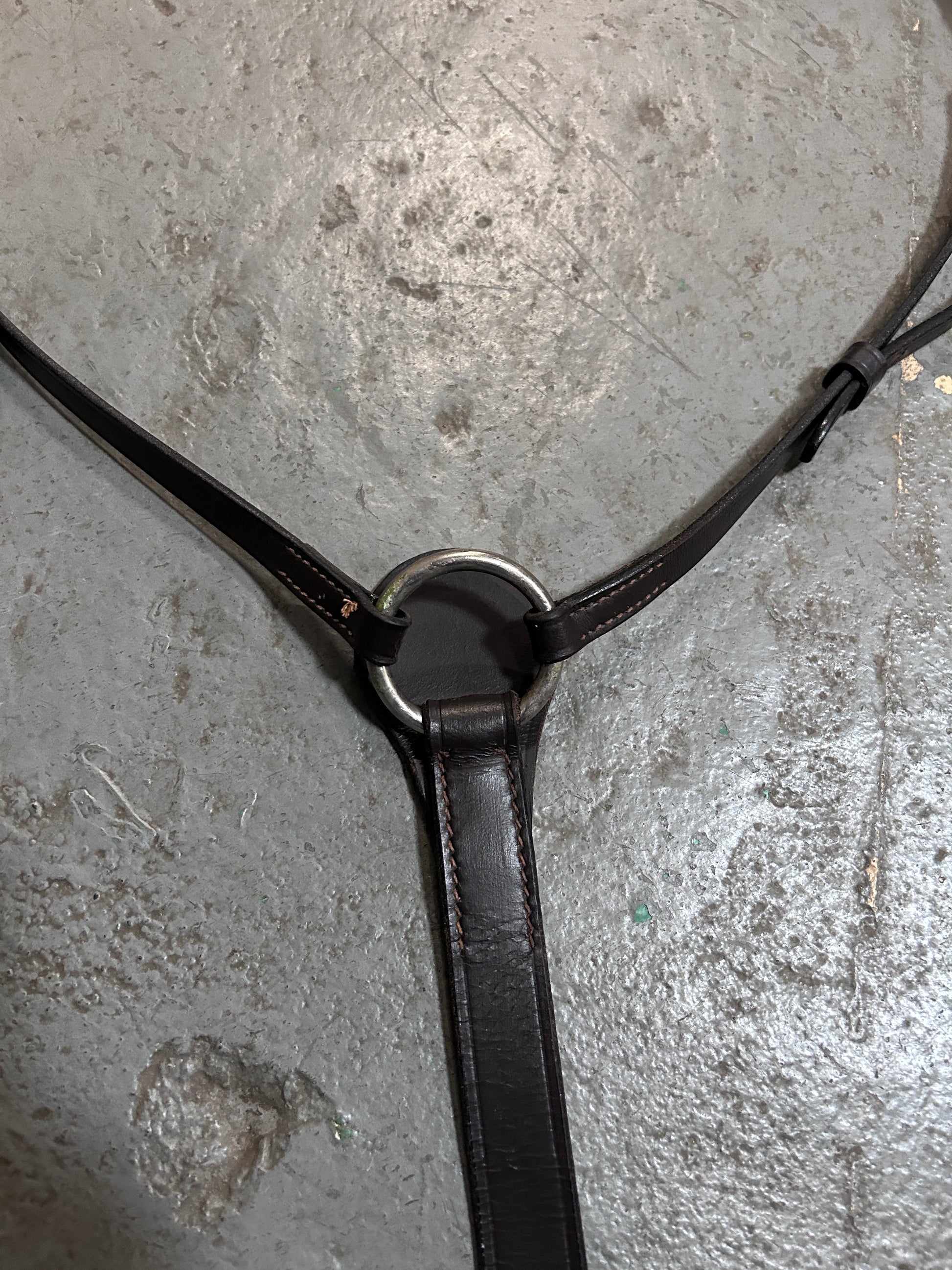 Leather English Breastplate-English Tack-Consignment-Evolution Equestrian Co.