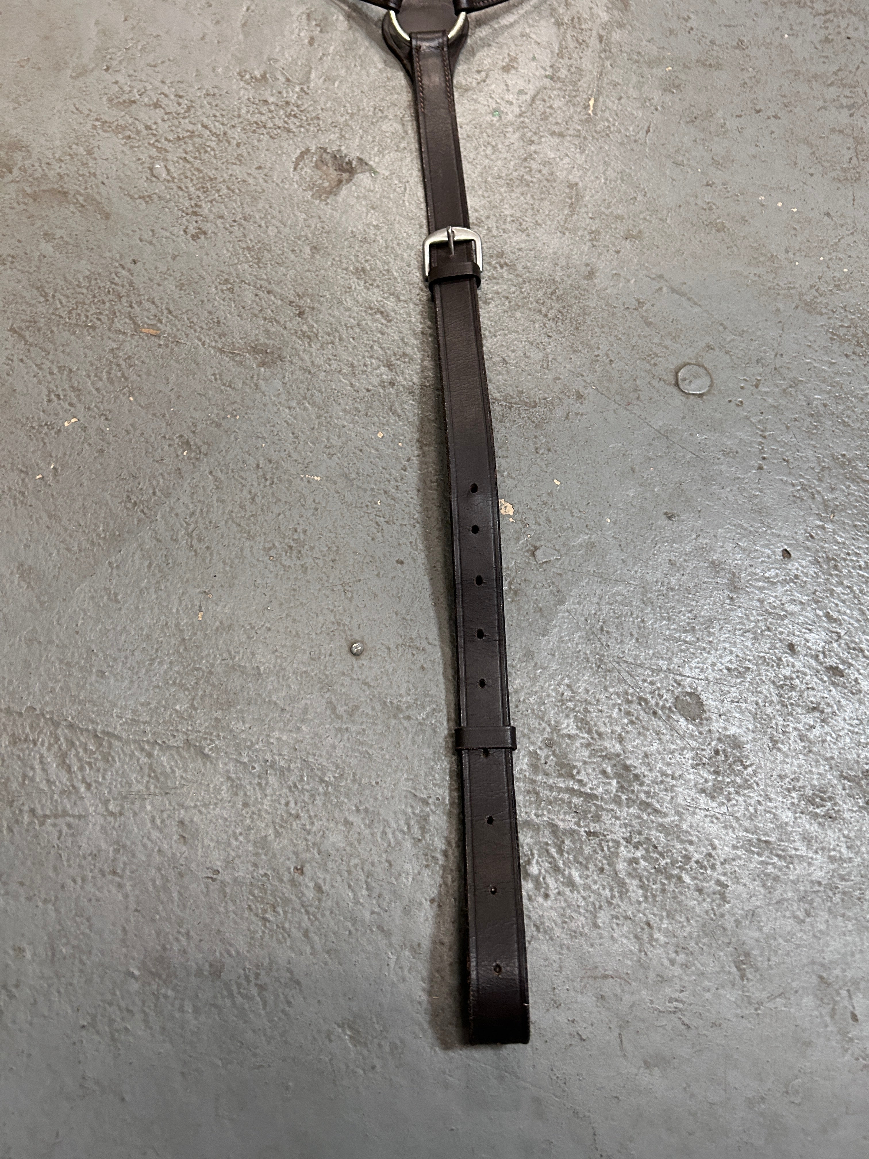 Leather English Breastplate-English Tack-Consignment-Evolution Equestrian Co.