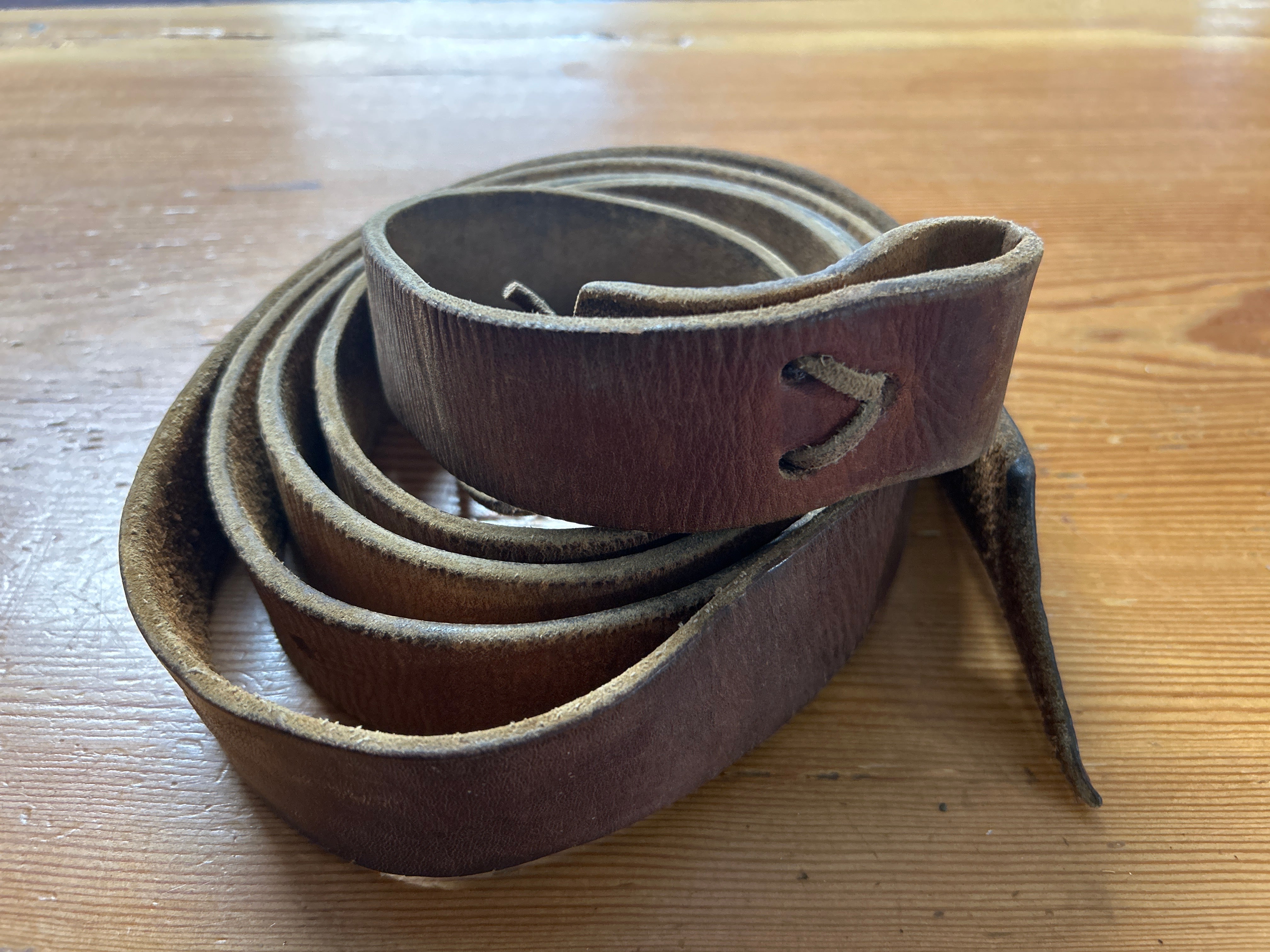 Leather Latigo 1.5" x 87"-Accessories-Consignment-Evolution Equestrian Co.