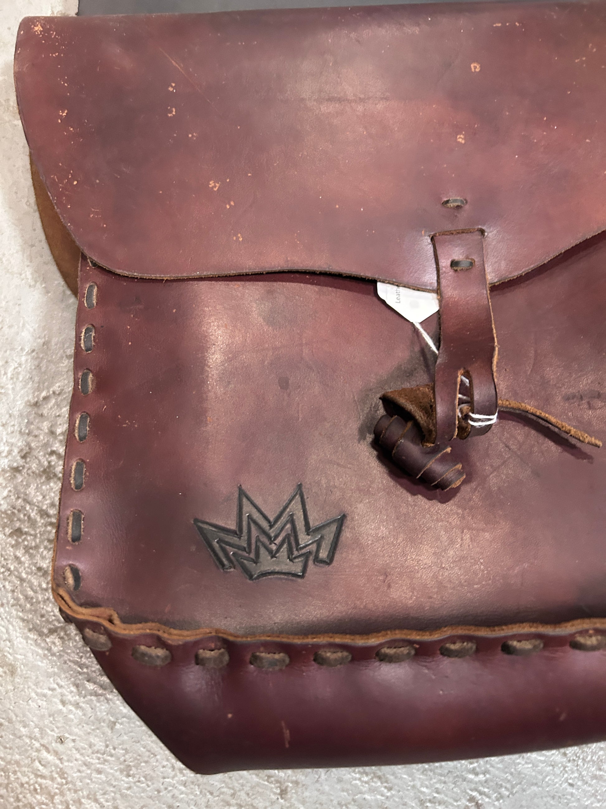 Leather Western Saddle Bags-Saddle Bags-Consignment-Evolution Equestrian Co.