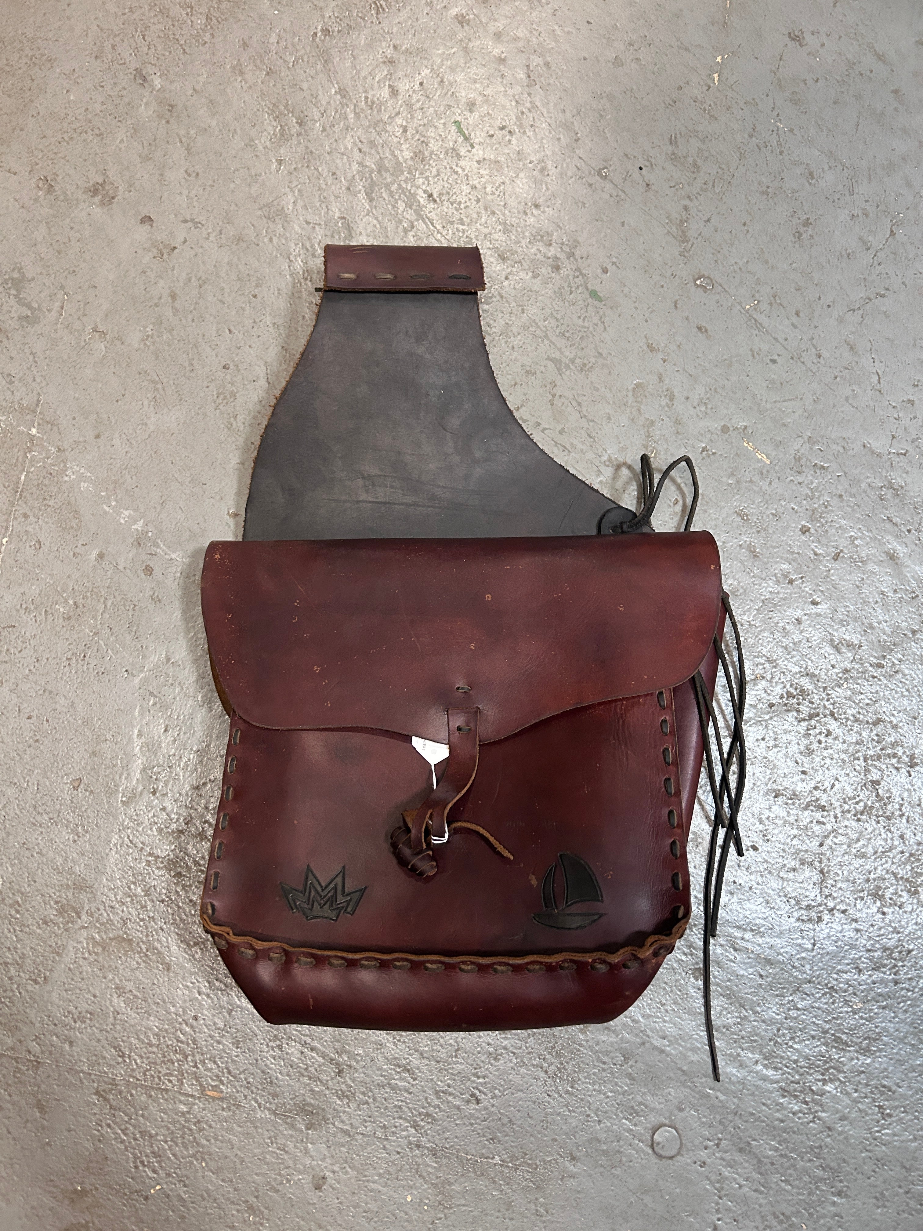 Leather Western Saddle Bags