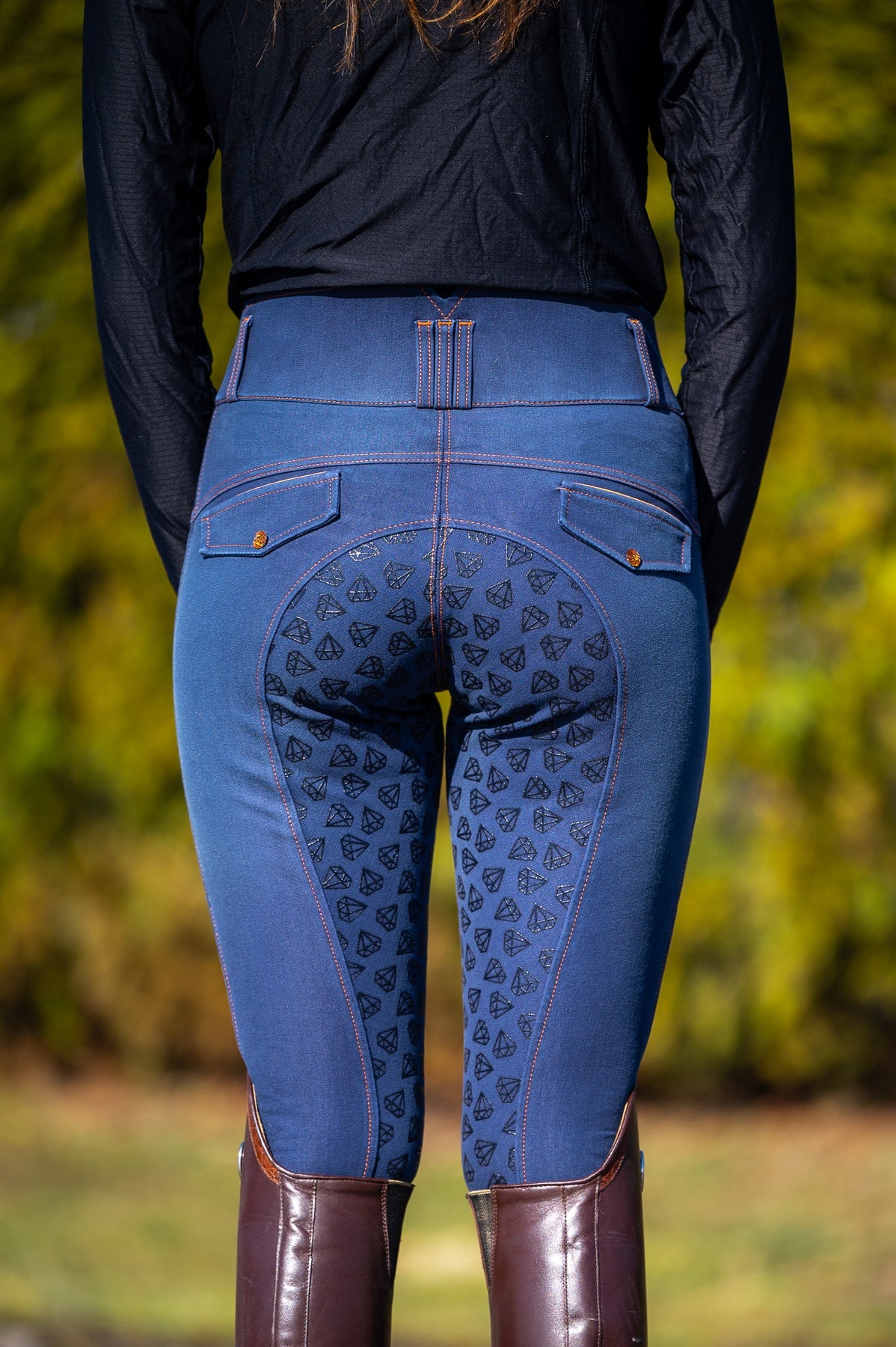 Leveza Demin Breeches 26-Breeches-Consignment-Evolution Equestrian Co.