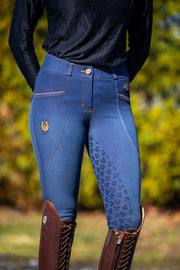 Leveza Demin Breeches 26-Breeches-Consignment-Evolution Equestrian Co.