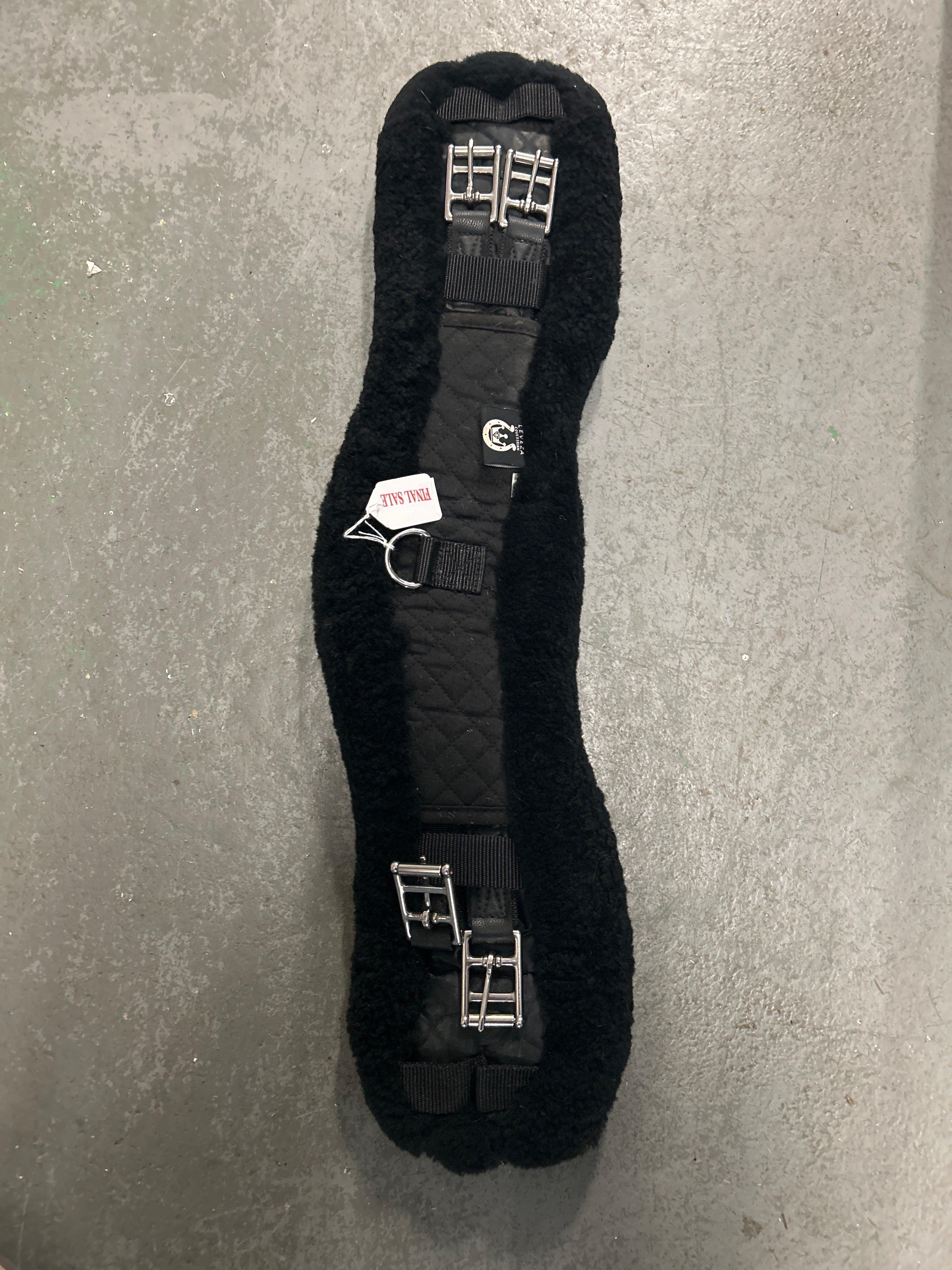 Leveza Merino Sheepskin Girth 22"-English Girth-Consignment-Evolution Equestrian Co.