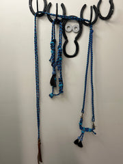 Little Joe's Hand Braided Paracord Headstall Set-Bridle-Consignment-Evolution Equestrian Co.