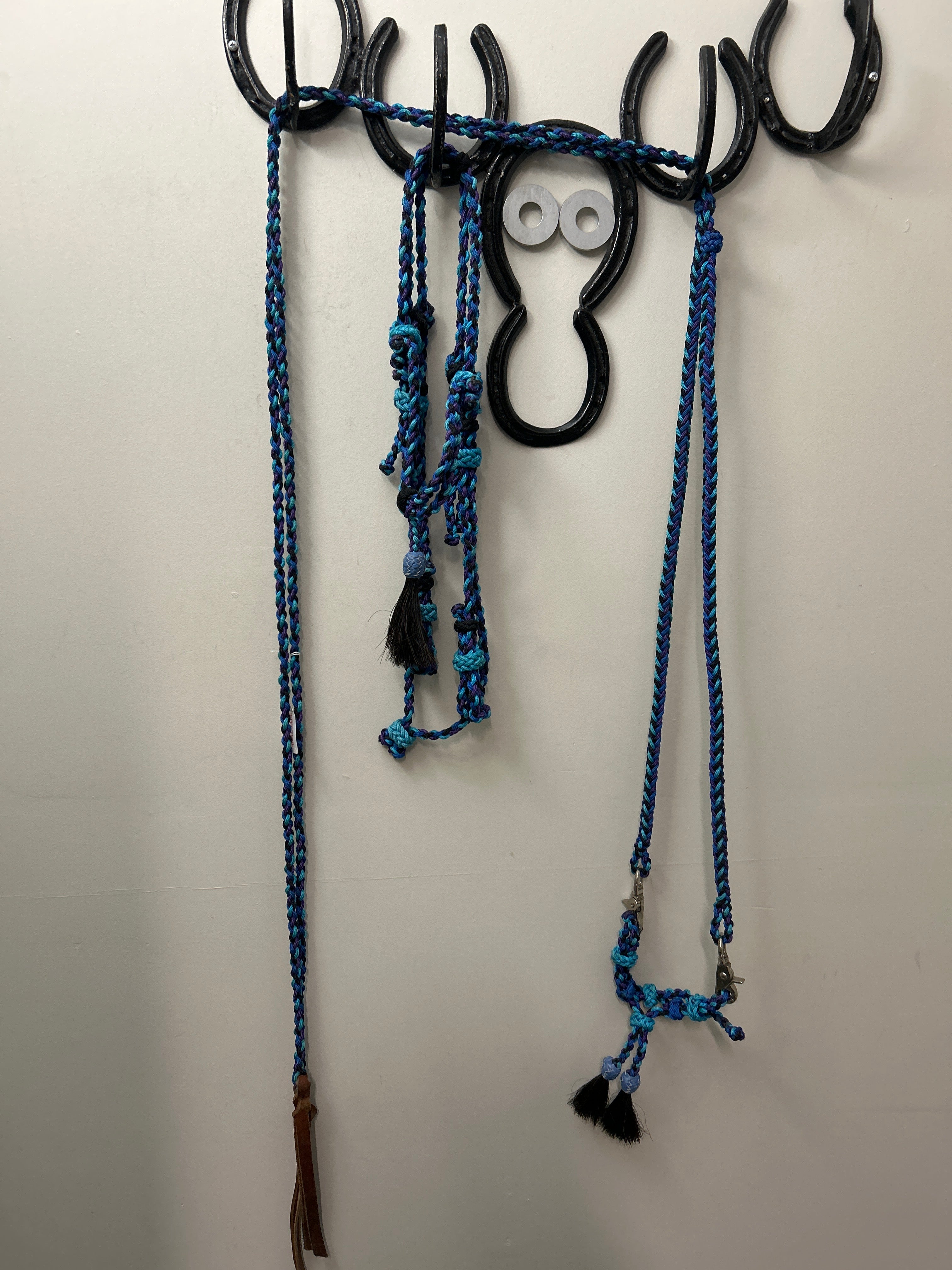 Little Joe's Hand Braided Paracord Headstall Set-Bridle-Consignment-Evolution Equestrian Co.