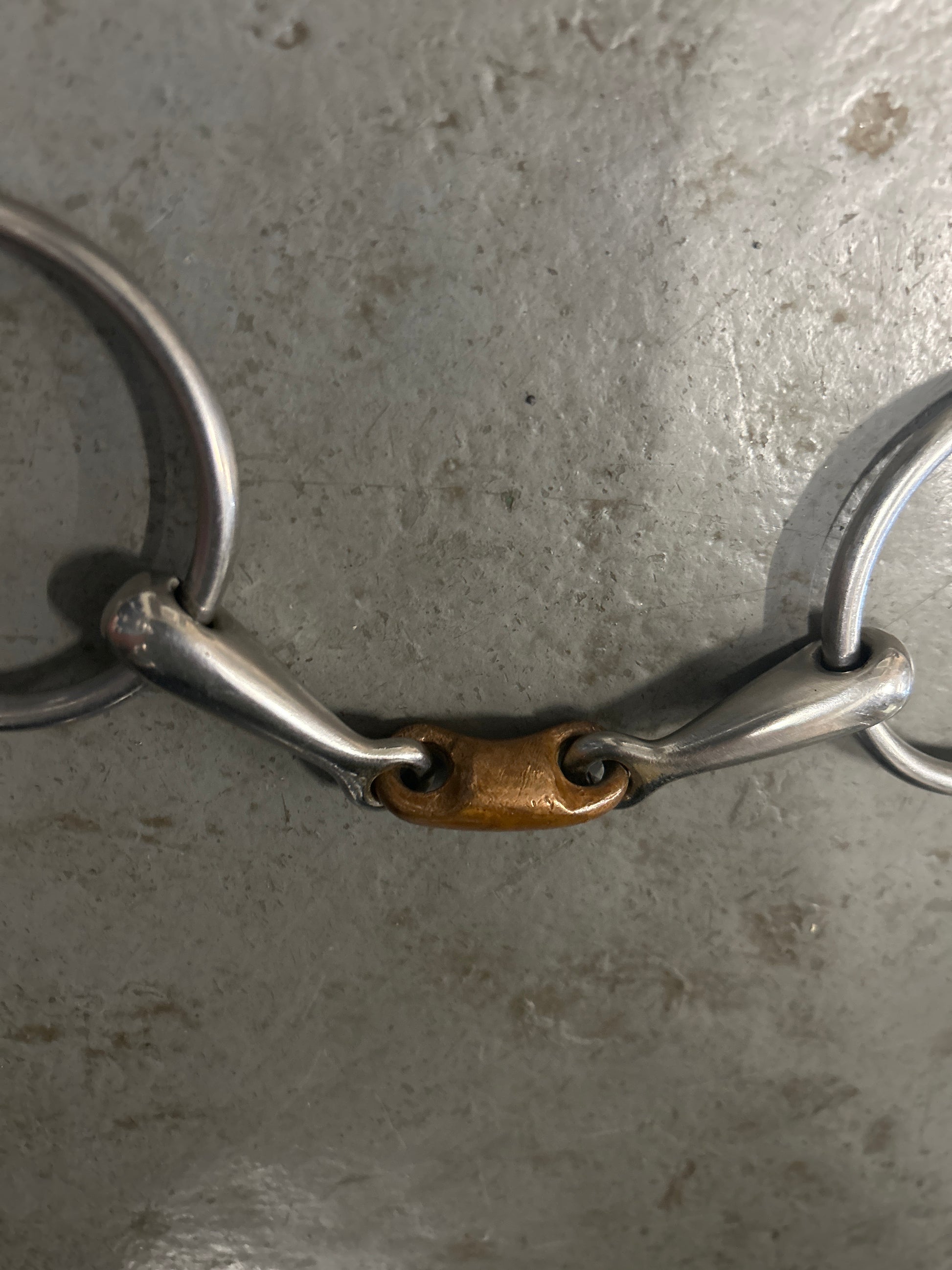 Loose Ring Snaffle with Copper Lozenge 4.5"-Bit-Consignment-Evolution Equestrian Co.