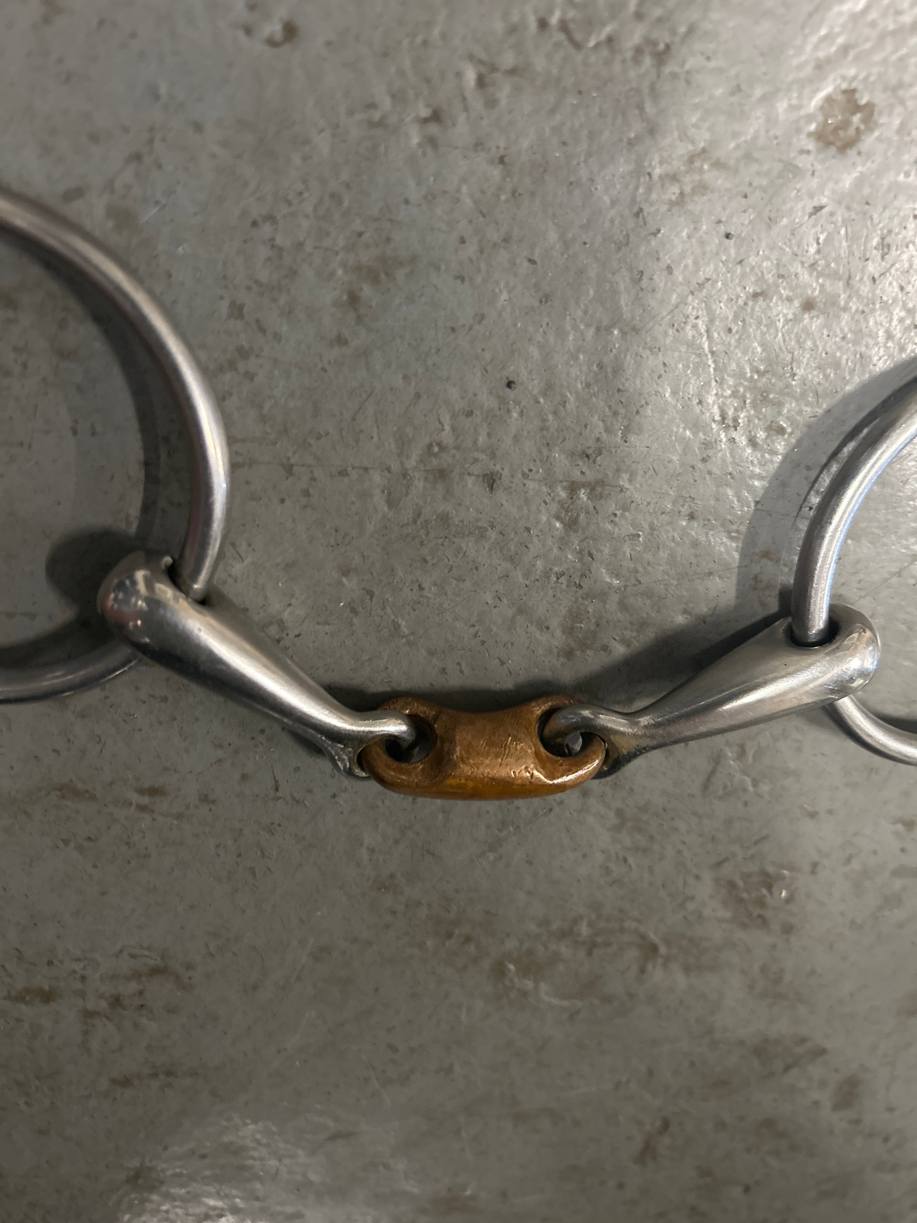 Loose Ring Snaffle with Copper Lozenge 4.5"-Bit-Consignment-Evolution Equestrian Co.