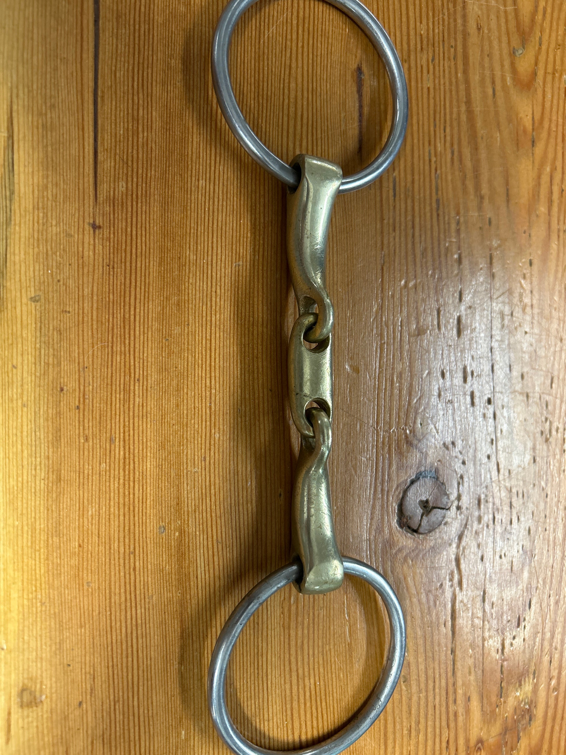 Loose Ring Snaffle with Logenze 5"-Bit-Consignment-Evolution Equestrian Co.