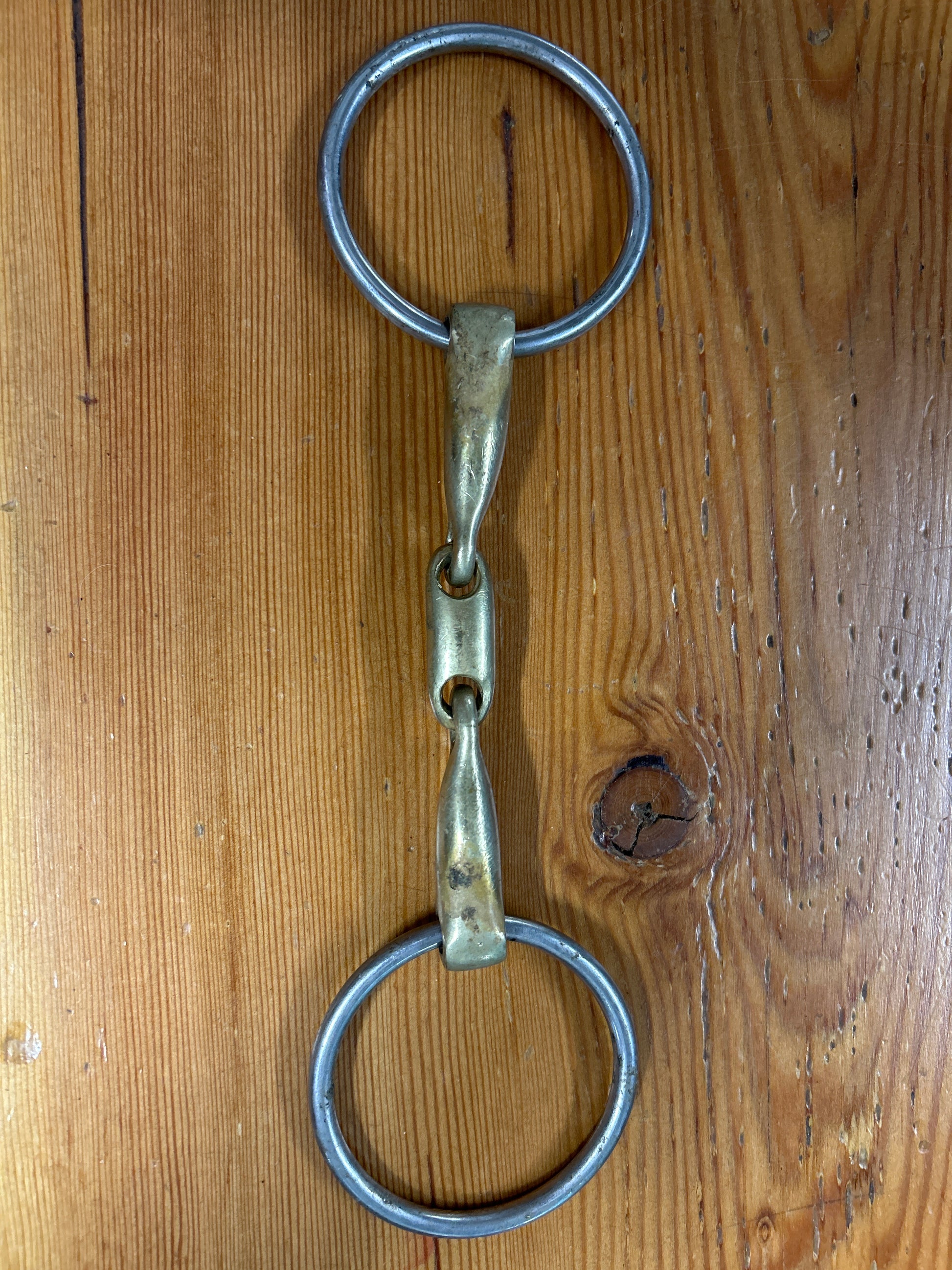 Loose Ring Snaffle with Logenze 5"-Bit-Consignment-Evolution Equestrian Co.
