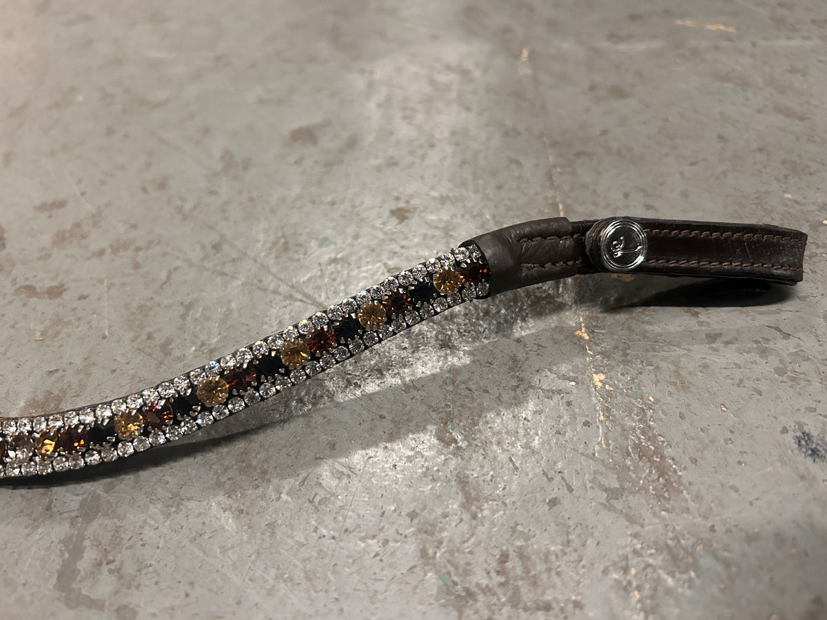 Lumiere Bling Browband-English Accessories-Consignment-Evolution Equestrian Co.