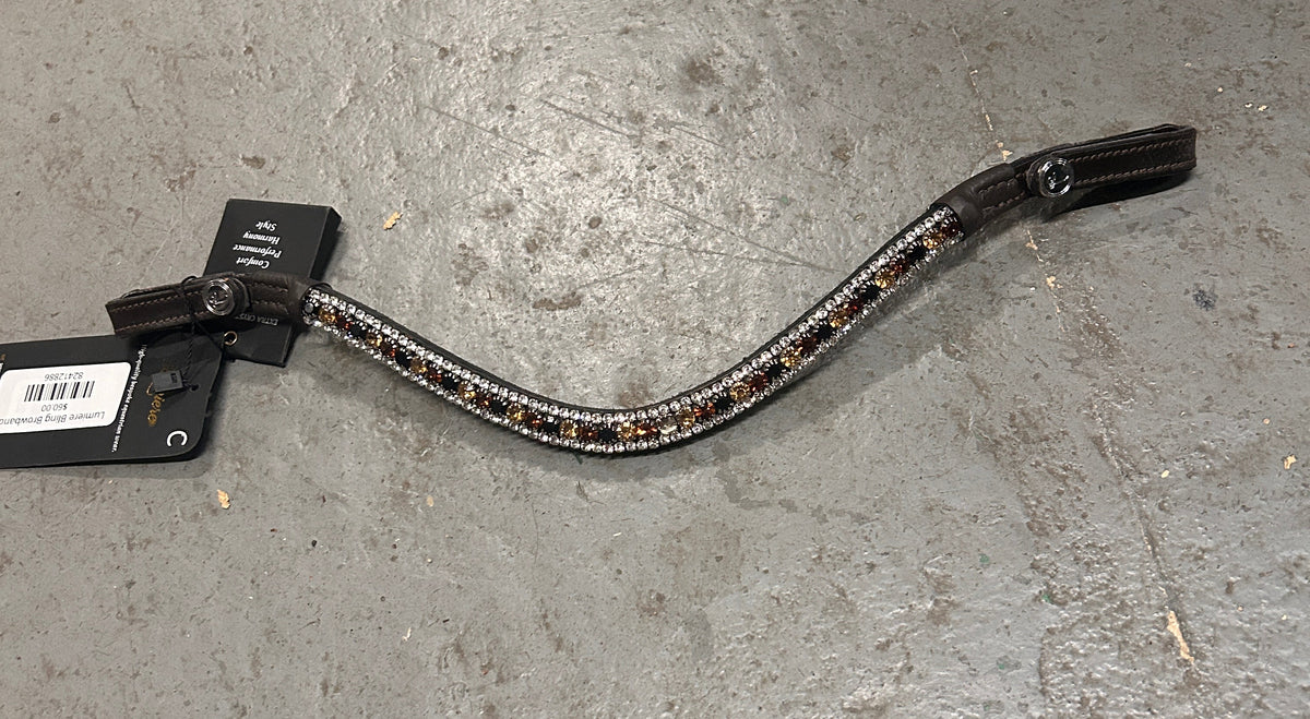 Lumiere Bling Browband-English Accessories-Consignment-Evolution Equestrian Co.