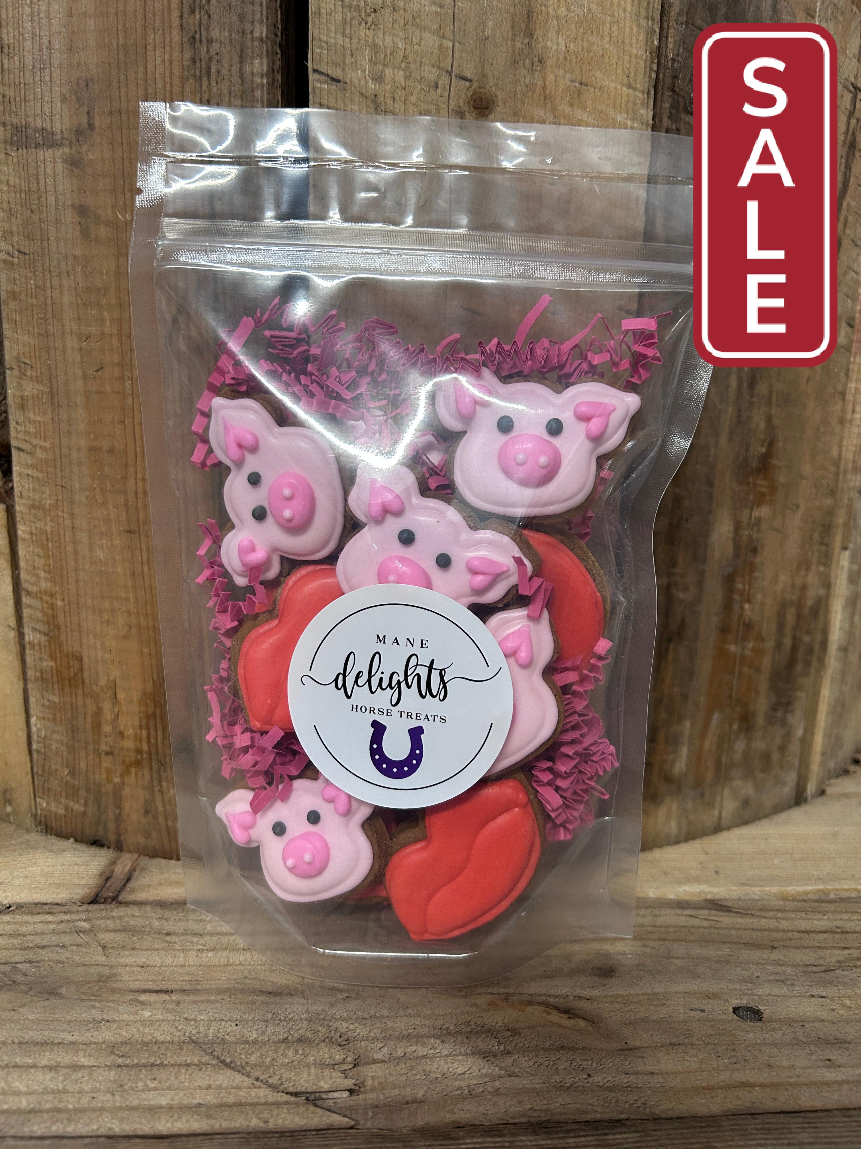 Mane Delights Valentine's Horse Cookies-Horse Treats-Mane Delights-Sweet Hearts (Small)-Evolution Equestrian Co.