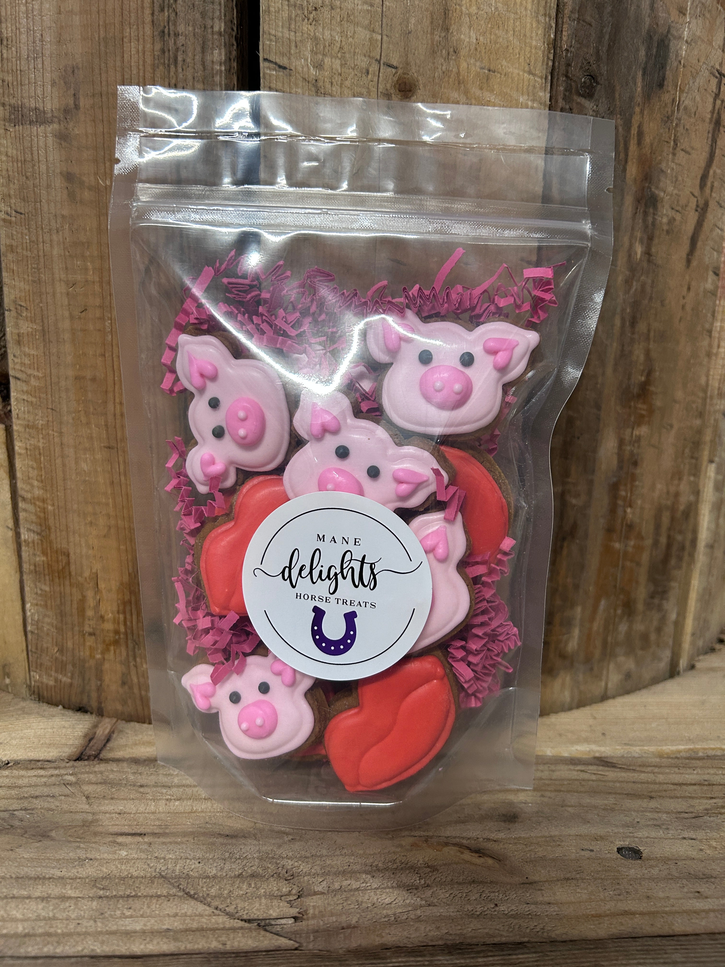 Mane Delights Valentine's Horse Cookies-Horse Treats-Mane Delights-Sweet Hearts (Small)-Evolution Equestrian Co.