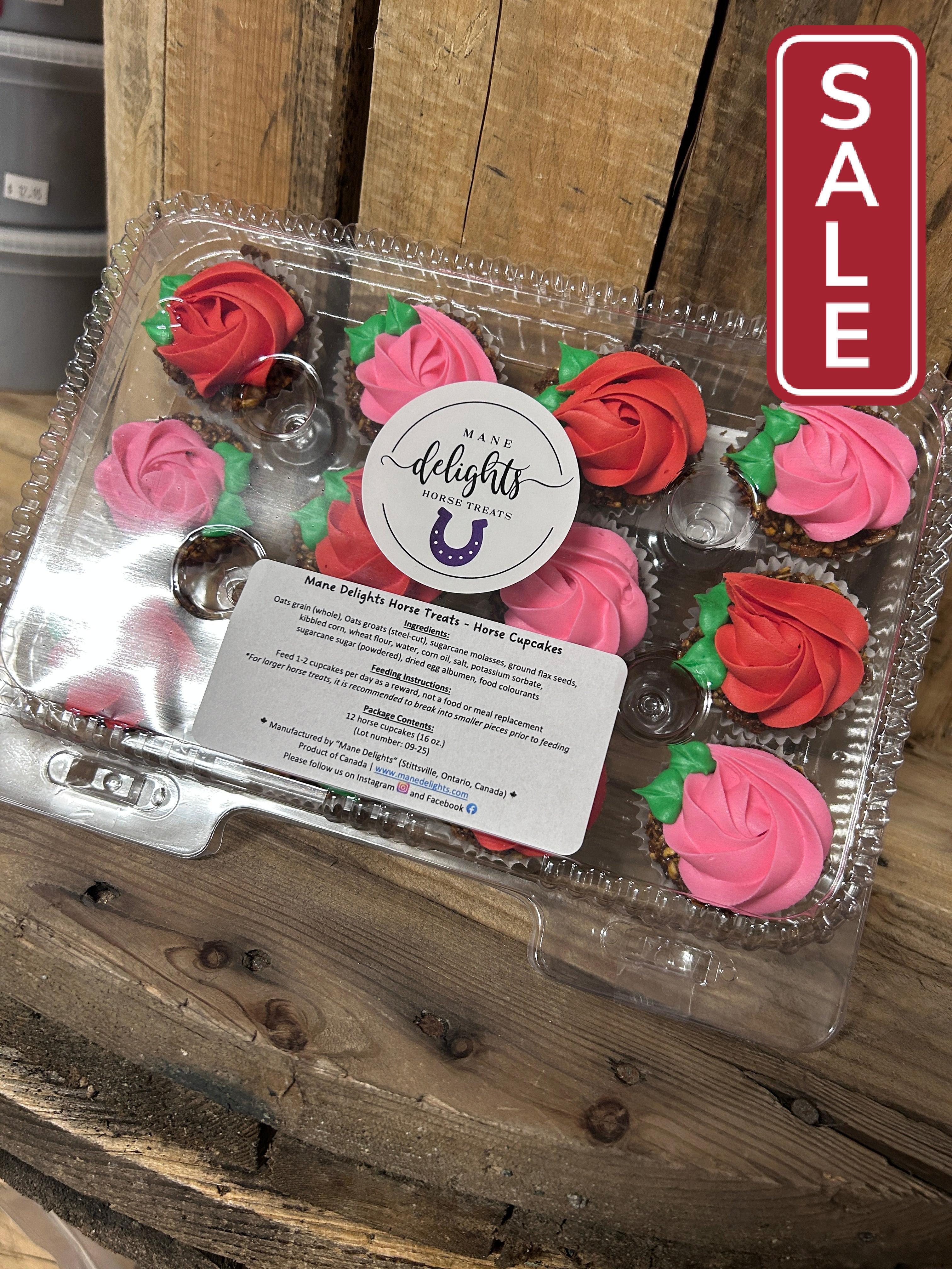Mane Delights Valentines Horse Cupcakes-Horse Treats-Mane Delights-Rose-Evolution Equestrian Co.