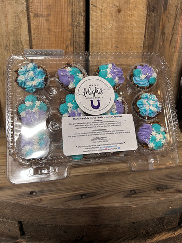 Mane Delights Winter Horse Cupcakes-Horse Treats-Mane Delights-Christmas-Evolution Equestrian Co.
