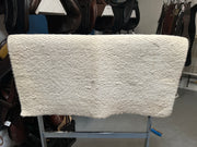 Mayatex Heavy Wool Saddle Blanket - Cream 32x34 inches-Western Saddle Pad-Consignment-Evolution Equestrian Co.