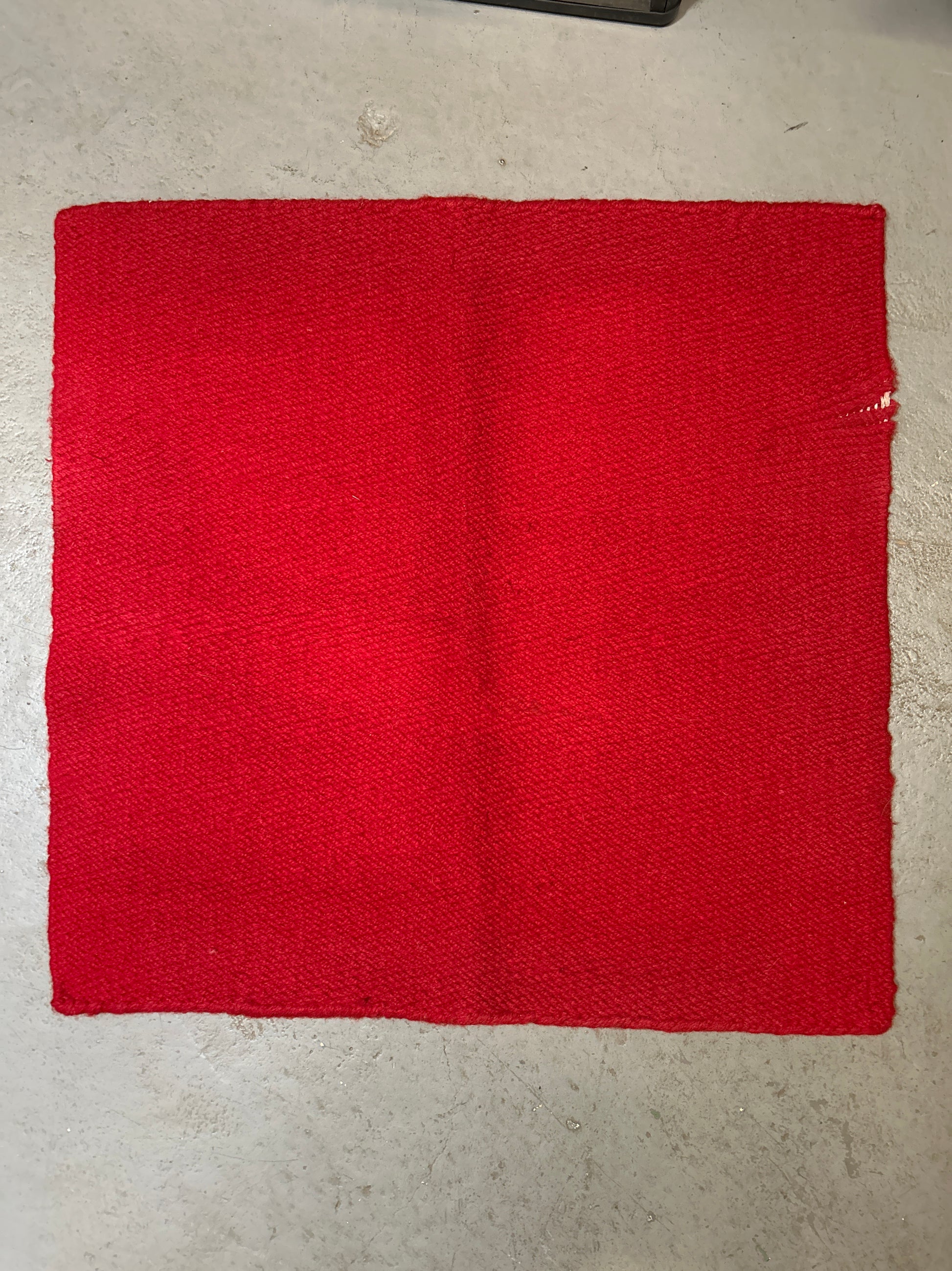 Mayatex Heavy Wool Saddle Blanket - Red 36x34 inches-Western Saddle Pad-Consignment-Evolution Equestrian Co.