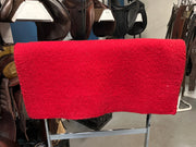 Mayatex Heavy Wool Saddle Blanket - Red 36x34 inches-Western Saddle Pad-Consignment-Evolution Equestrian Co.