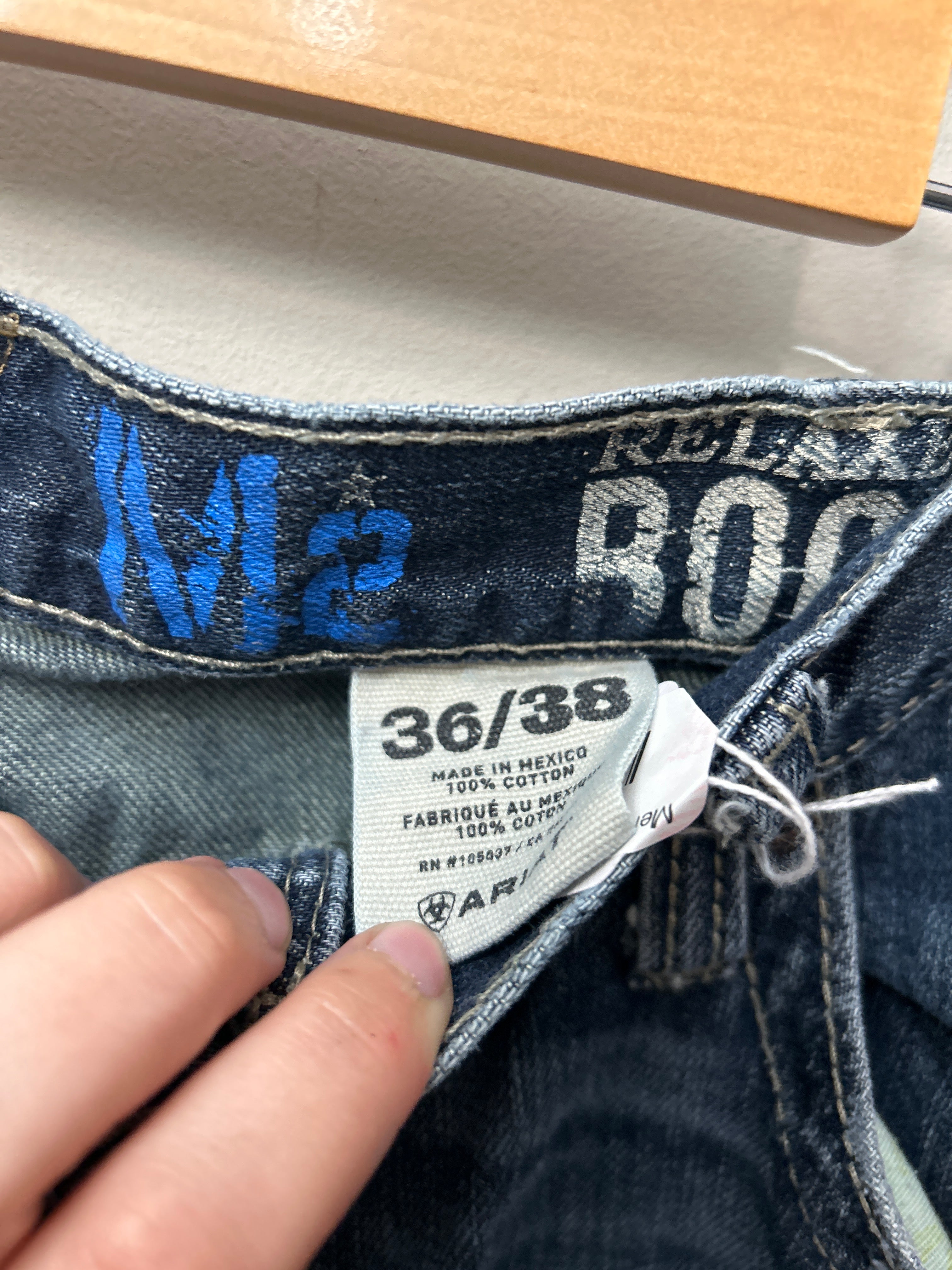 Mens Ariat M2 Jeans 36 x 38-Jeans-Consignment-Evolution Equestrian Co.