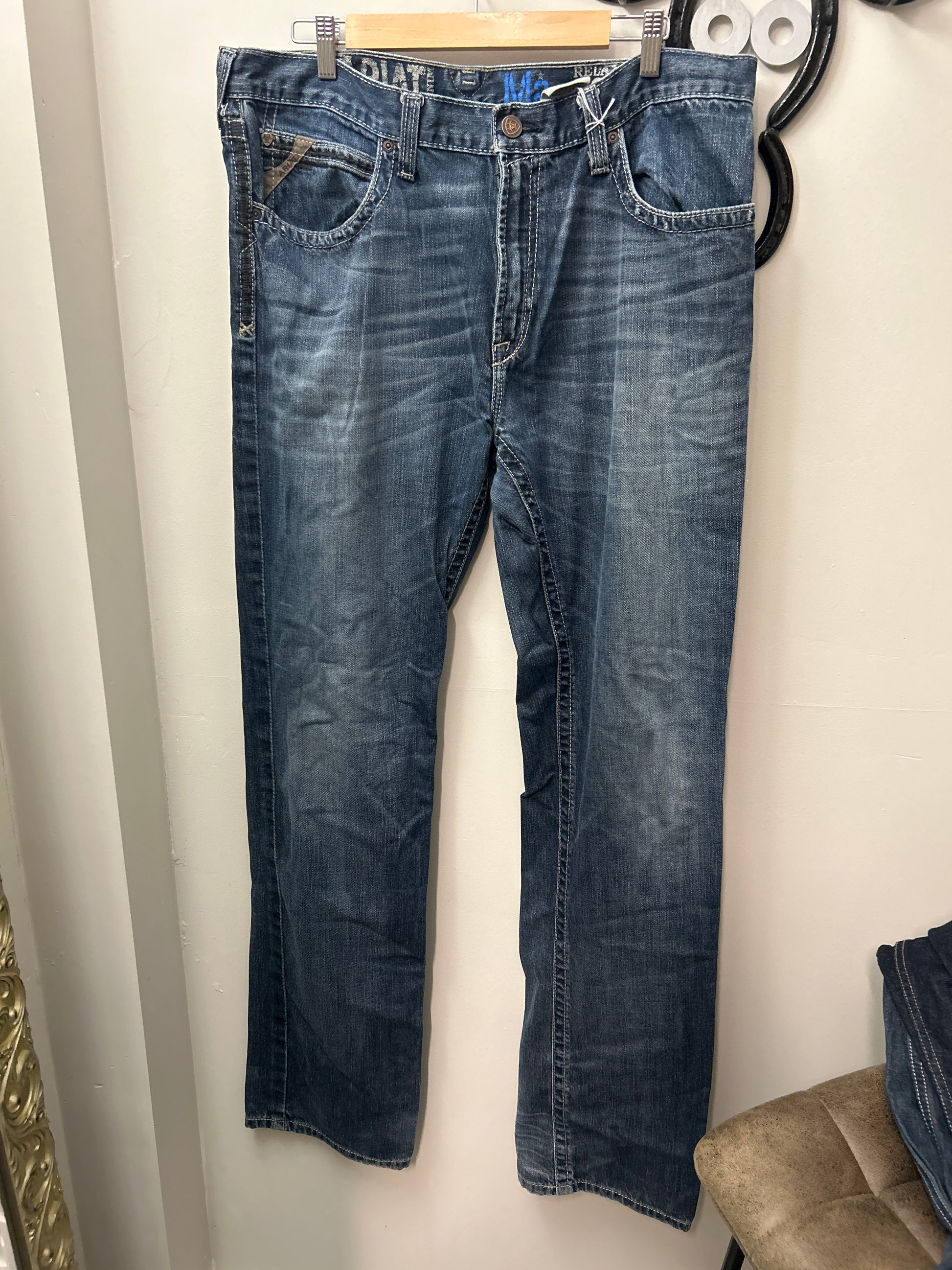 Mens Ariat M2 Jeans 36 x 38-Jeans-Consignment-Evolution Equestrian Co.