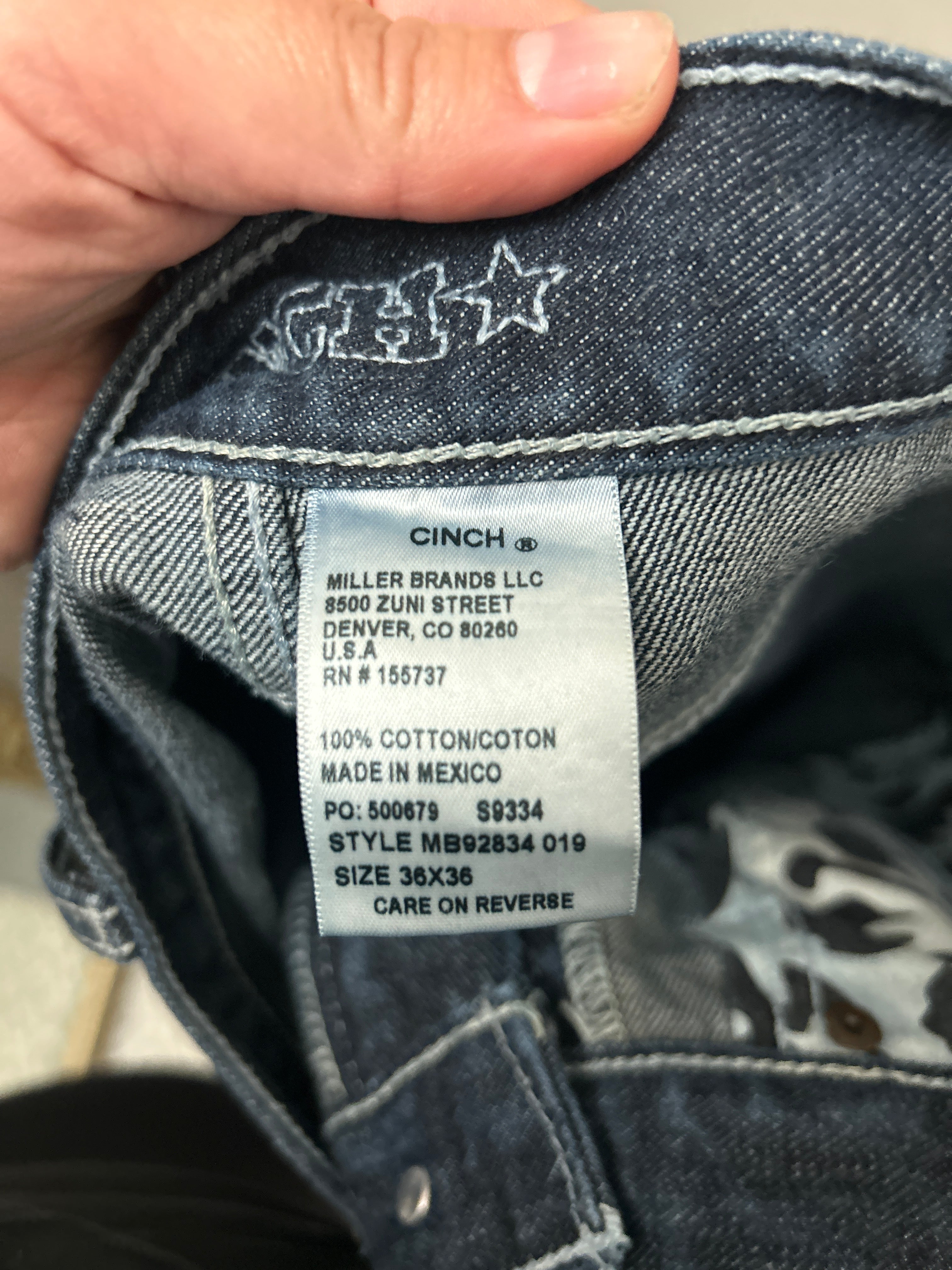 Men's Cinch Western Jeans 36 x 36-Jeans-Consignment-Evolution Equestrian Co.