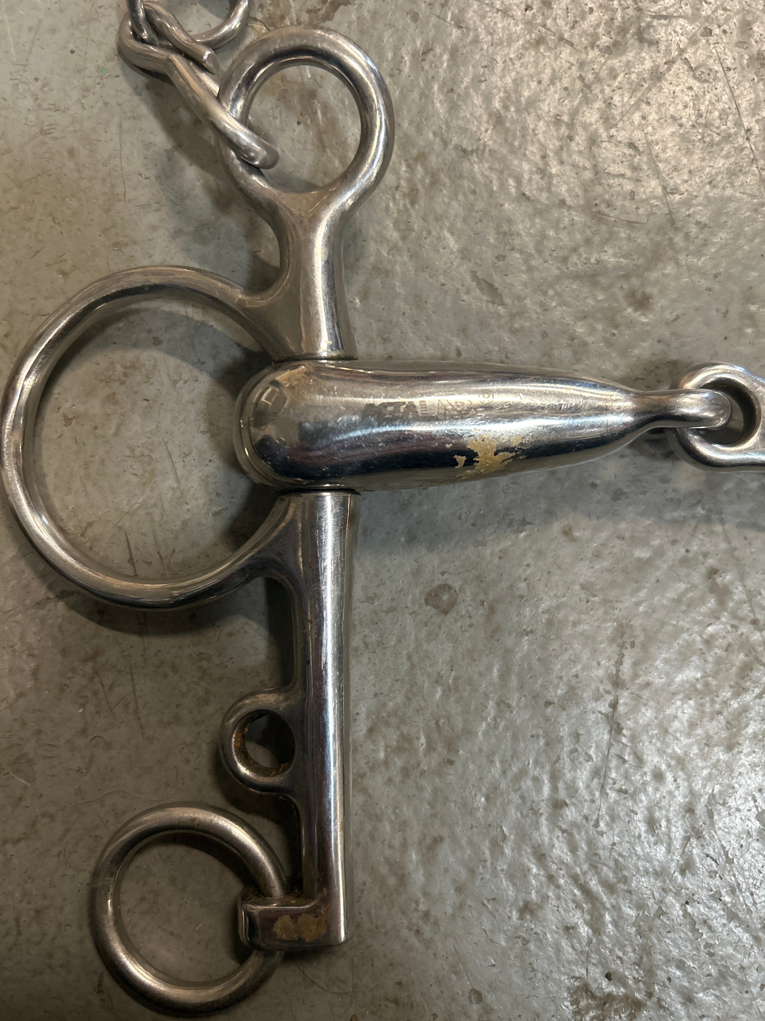 Metalab French Link Pelham 5.5"-Bit-Consignment-Evolution Equestrian Co.
