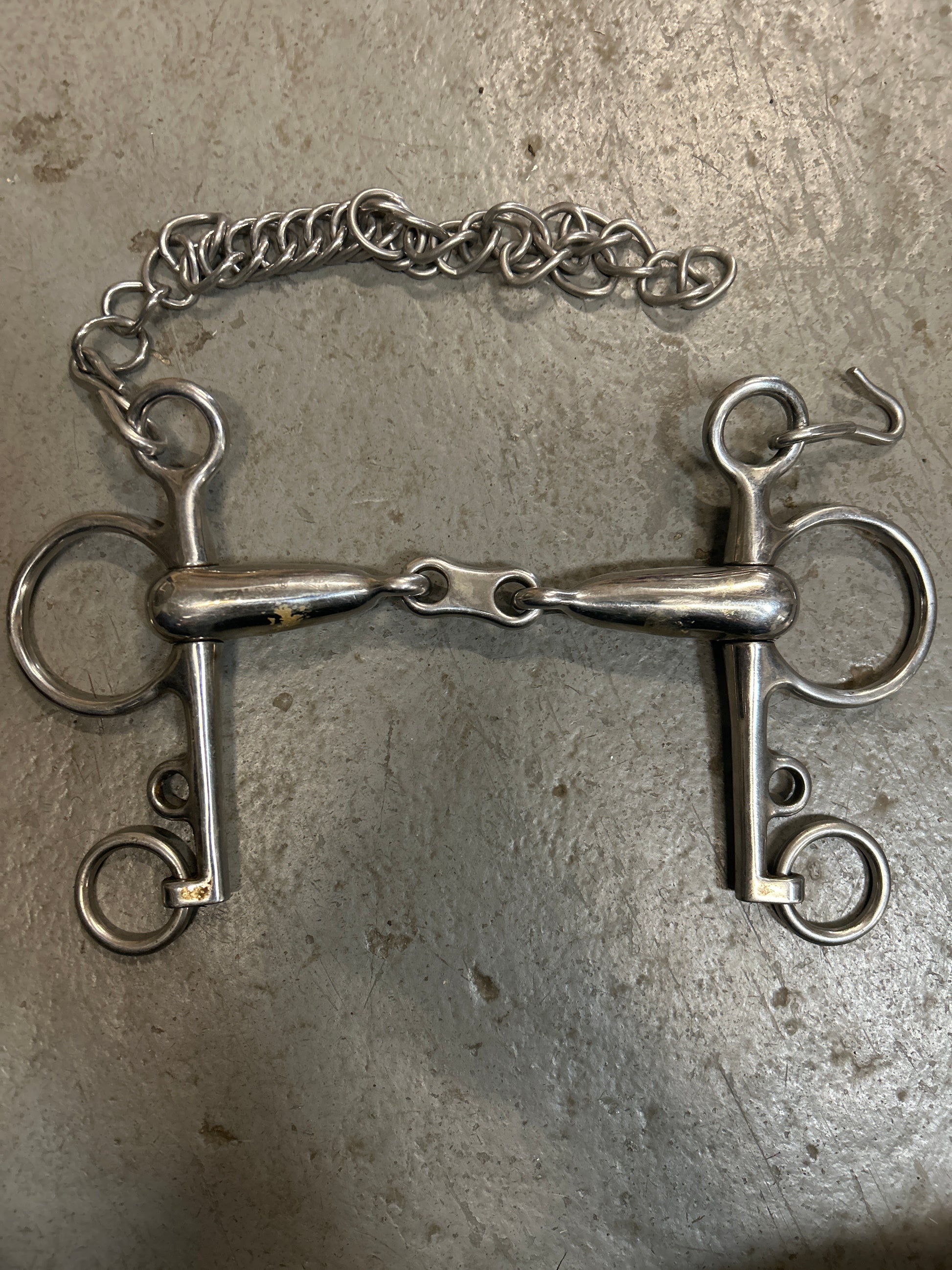 Metalab French Link Pelham 5.5"-Bit-Consignment-Evolution Equestrian Co.