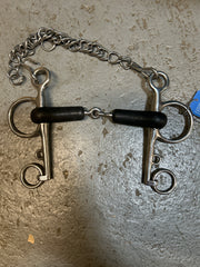 Metalab Pinchless Rubber Pelham 5.5"-Bit-Consignment-Evolution Equestrian Co.