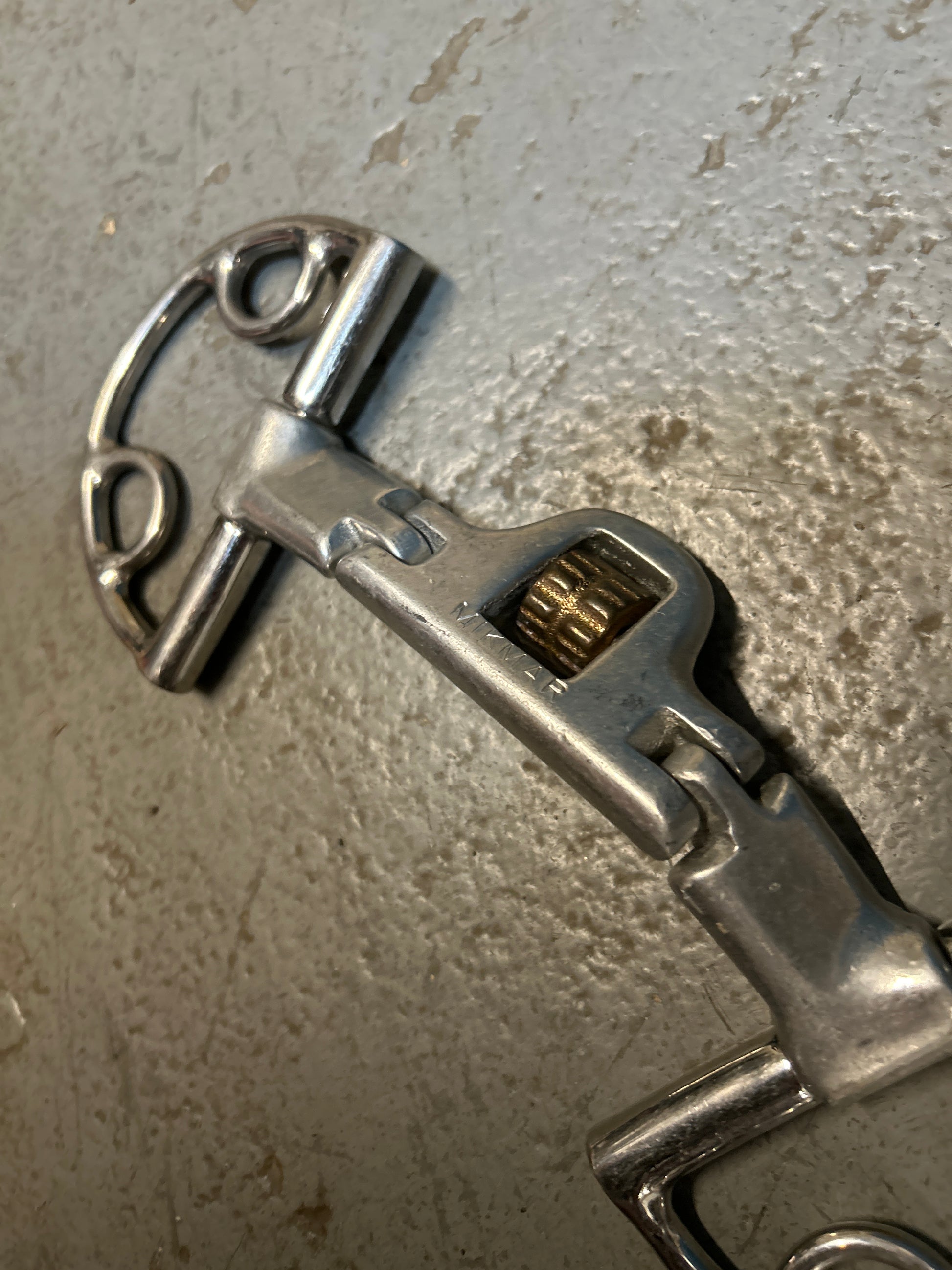 MikMar D-Ring Snaffle with Bridle Loops 5.5"-Bit-Consignment-Evolution Equestrian Co.