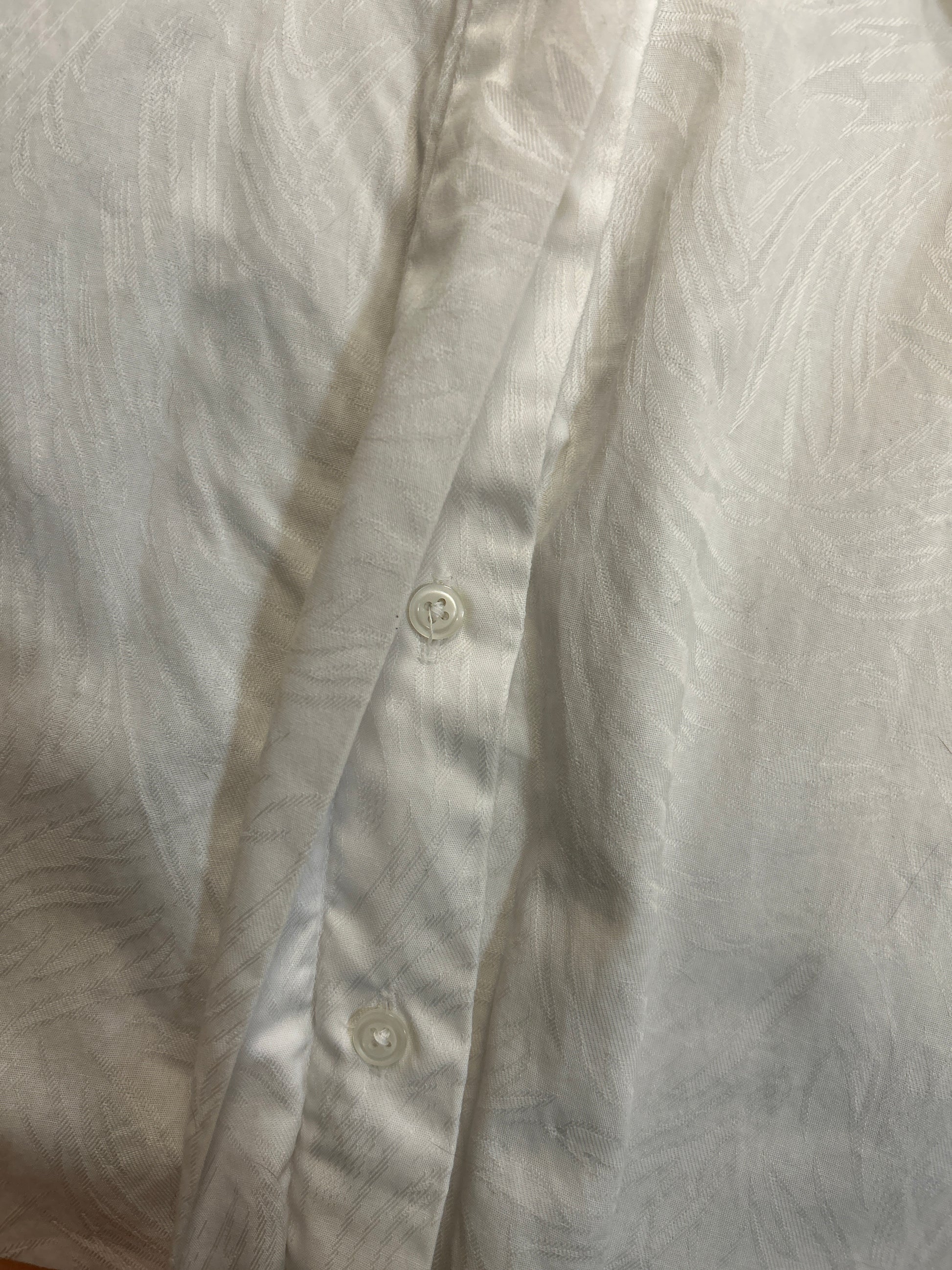 Miku White English Show Shirt 34-Show Shirts-Consignment-Evolution Equestrian Co.
