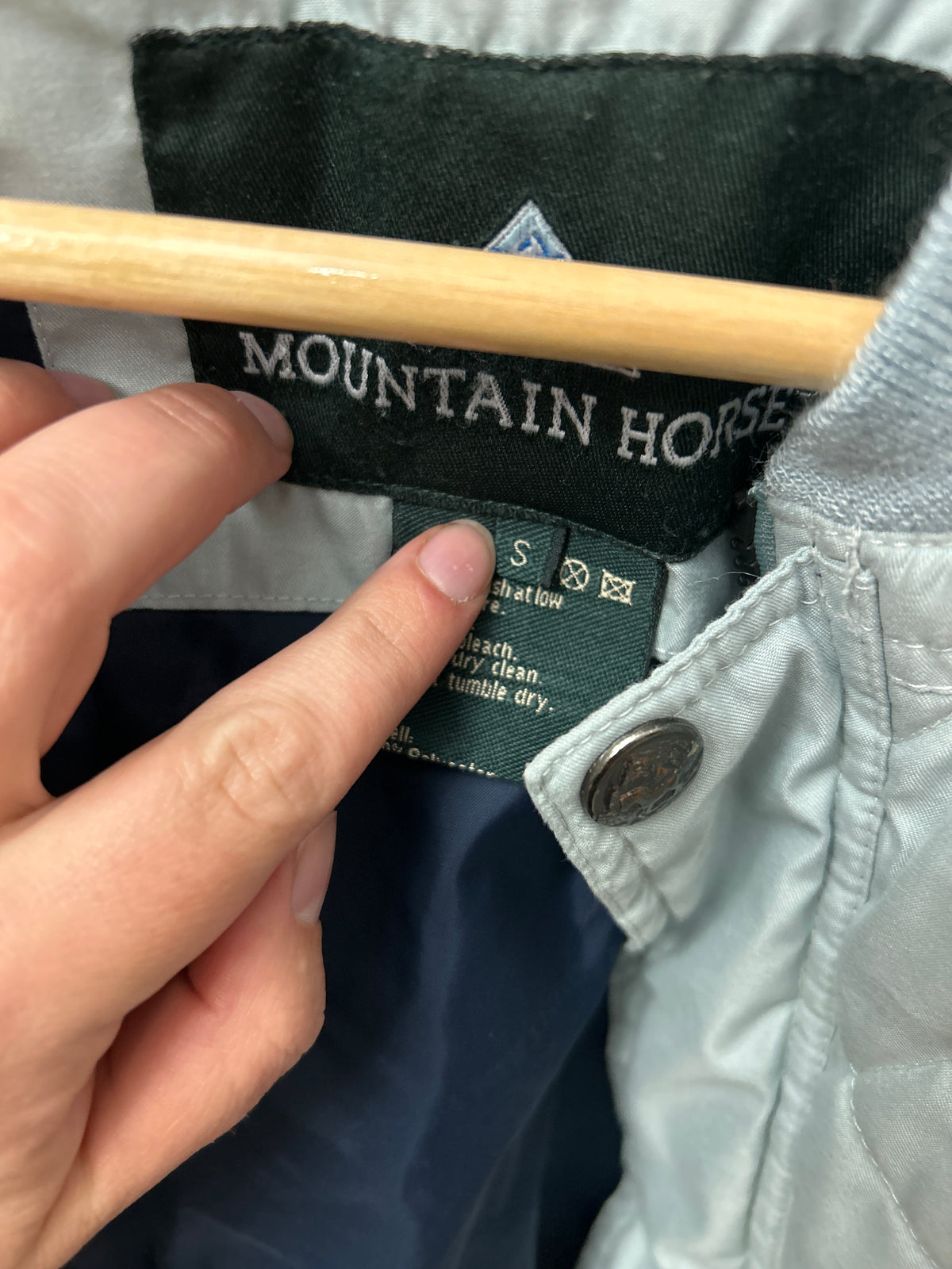 Mountain Horse Light Blue Jacket Small-Jacket-Consignment-Evolution Equestrian Co.