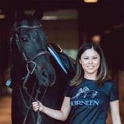 Muirneen Equestrian Shirt Black Large-Riding Shirts-Consignment-Evolution Equestrian Co.