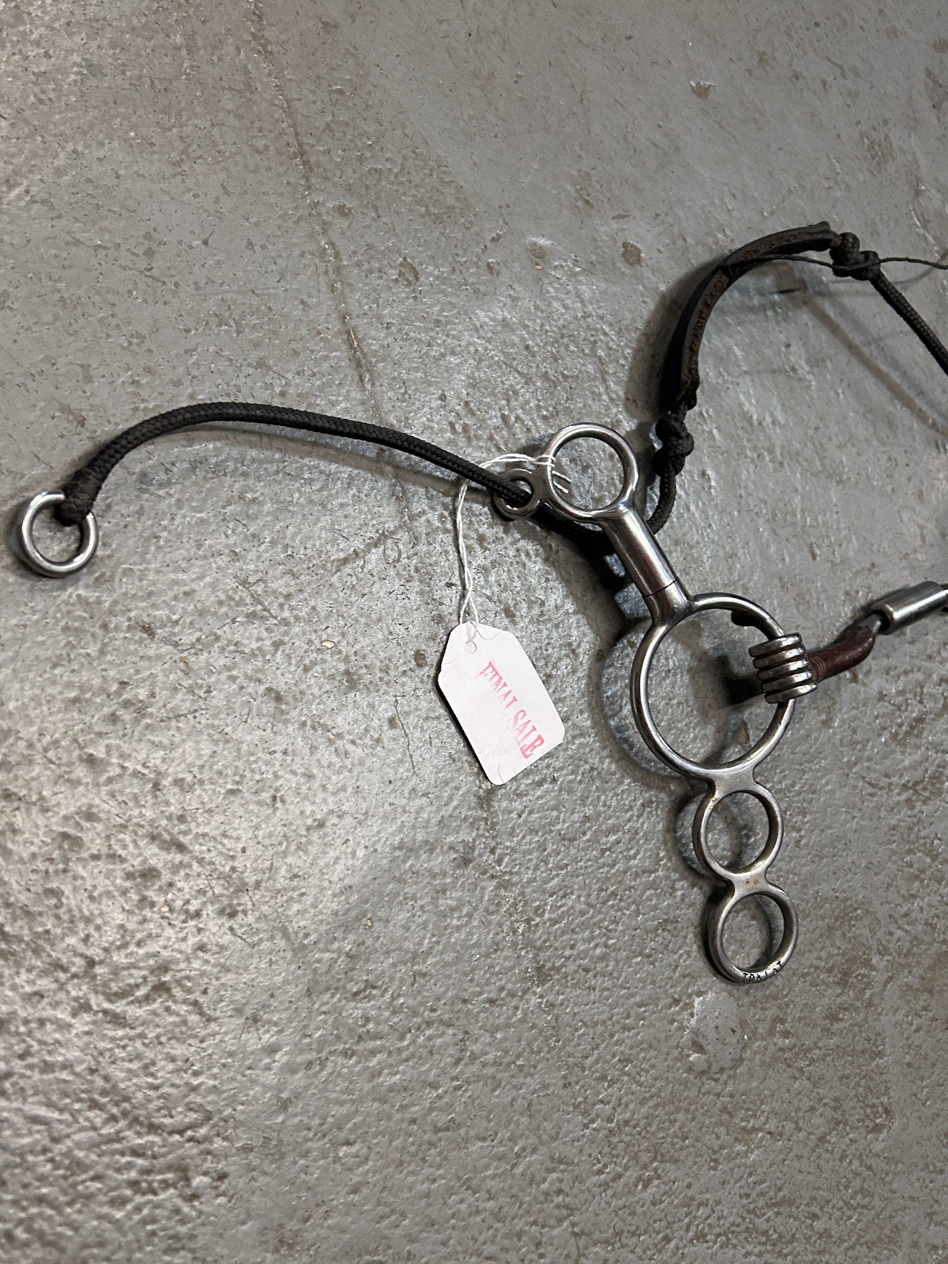 Myler 3-Ring Combination Bit with Mullen with Low Ported Barrel 5-3/4"-Bit-Consignment-Evolution Equestrian Co.