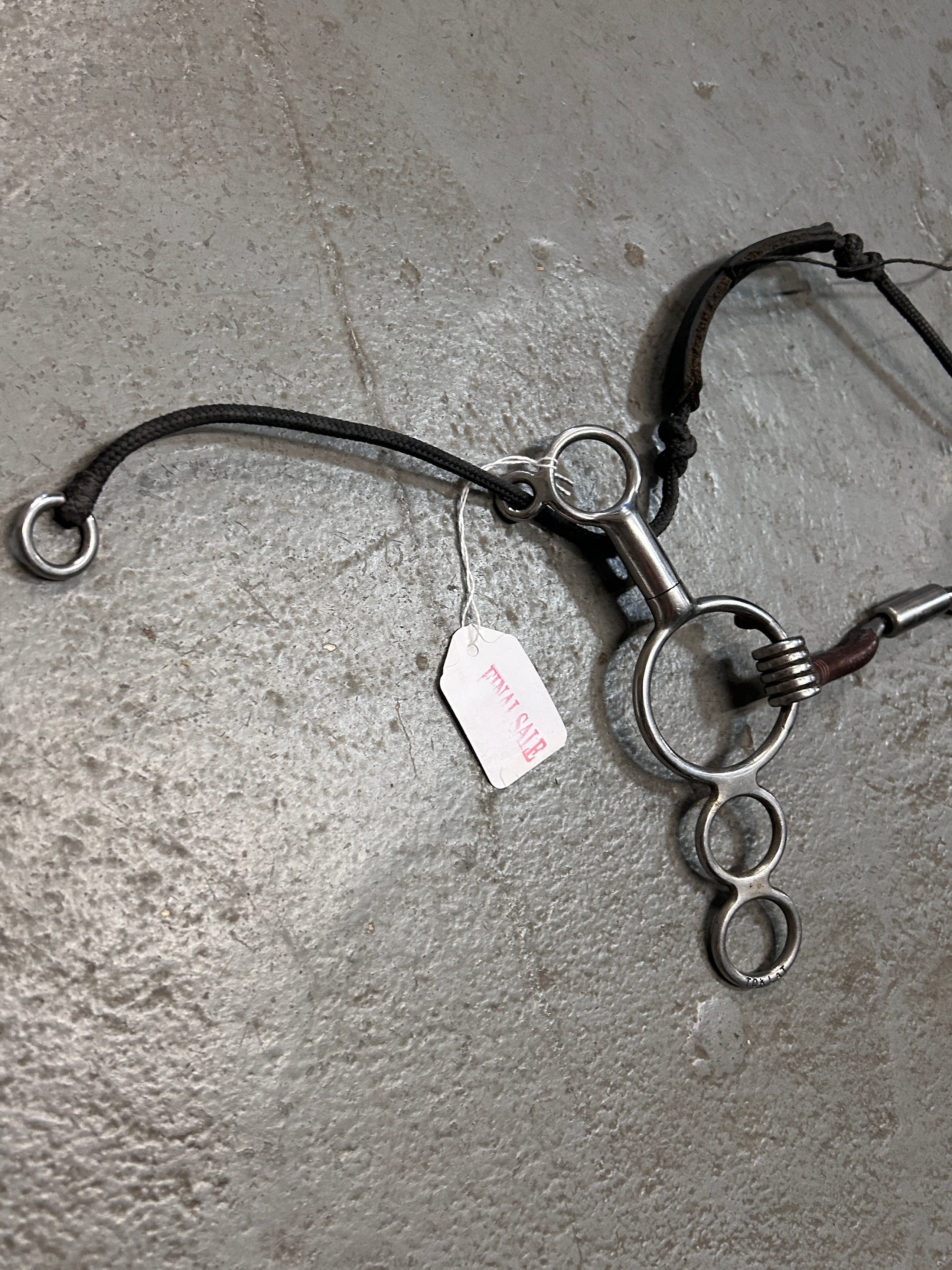Myler 3-Ring Combination Bit with Mullen with Low Ported Barrel 5-3/4"-Bit-Consignment-Evolution Equestrian Co.