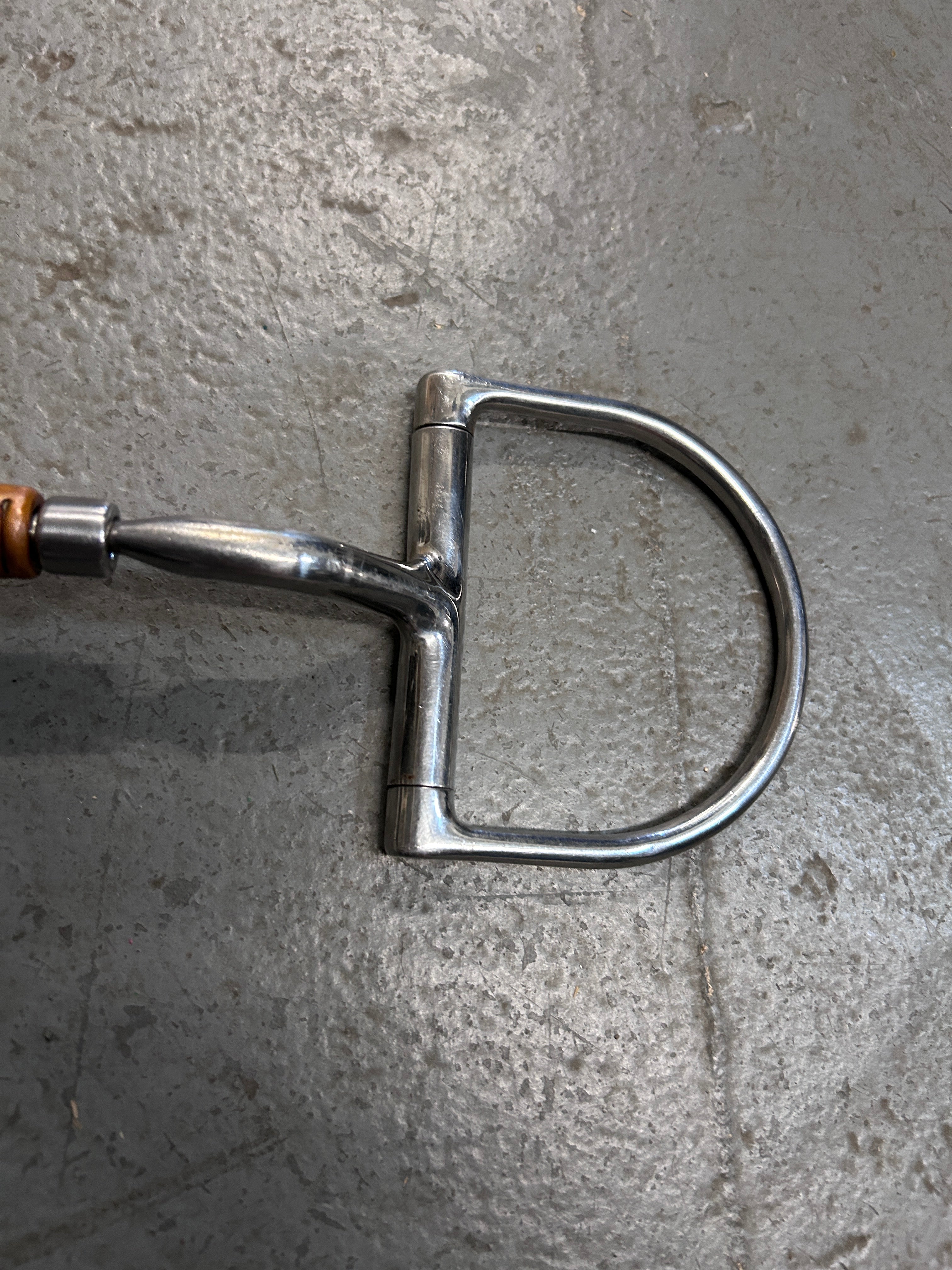 Myler Dee Ring Snaffle with Copper Roller 5"-Bit-Consignment-Evolution Equestrian Co.