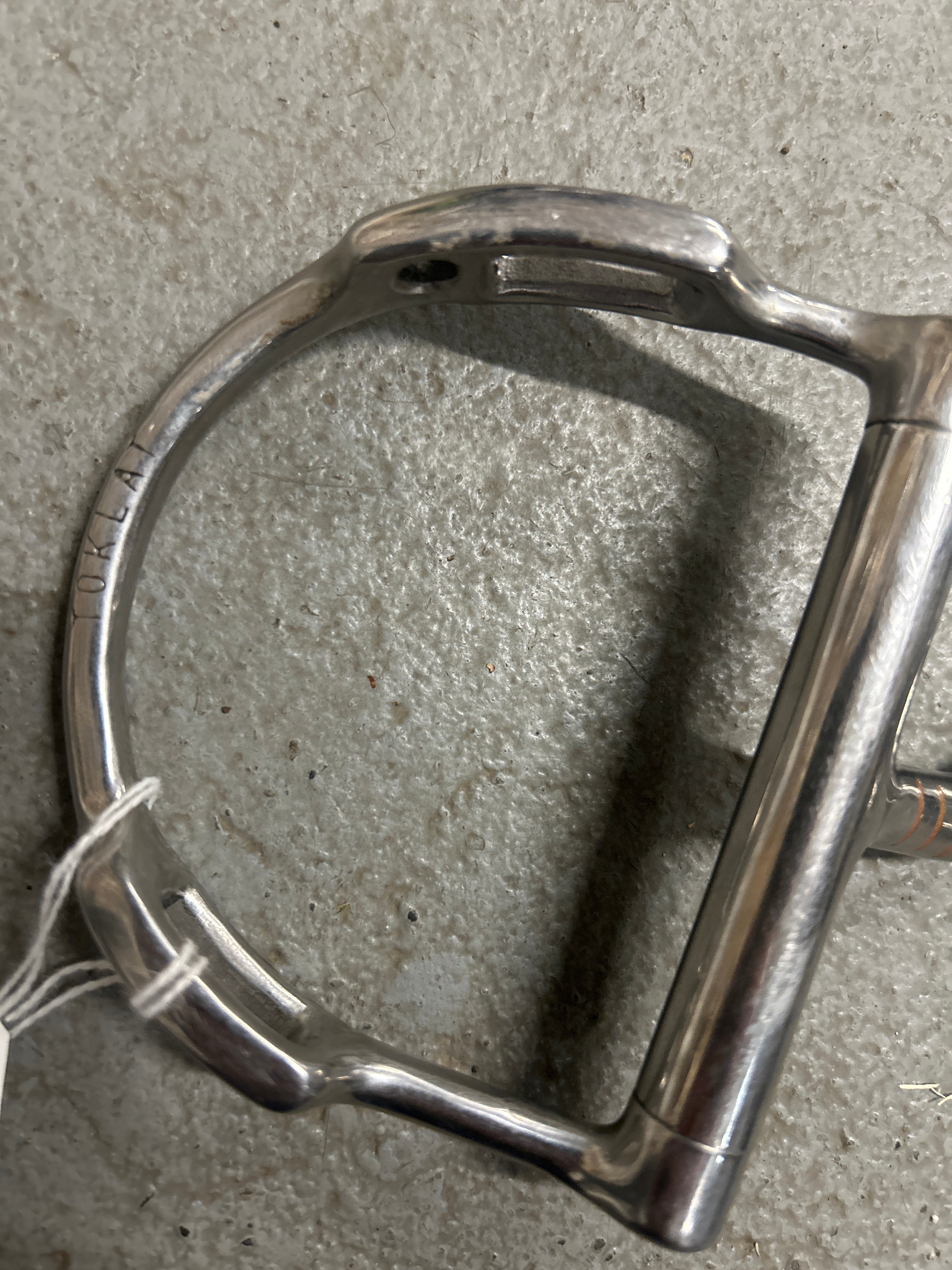 Myler Dee Ring with Wide Medium Port 5"-Bit-Consignment-Evolution Equestrian Co.