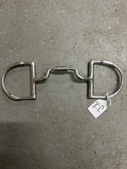 Myler Dee Ring with Wide Medium Port 5"-Bit-Consignment-Evolution Equestrian Co.