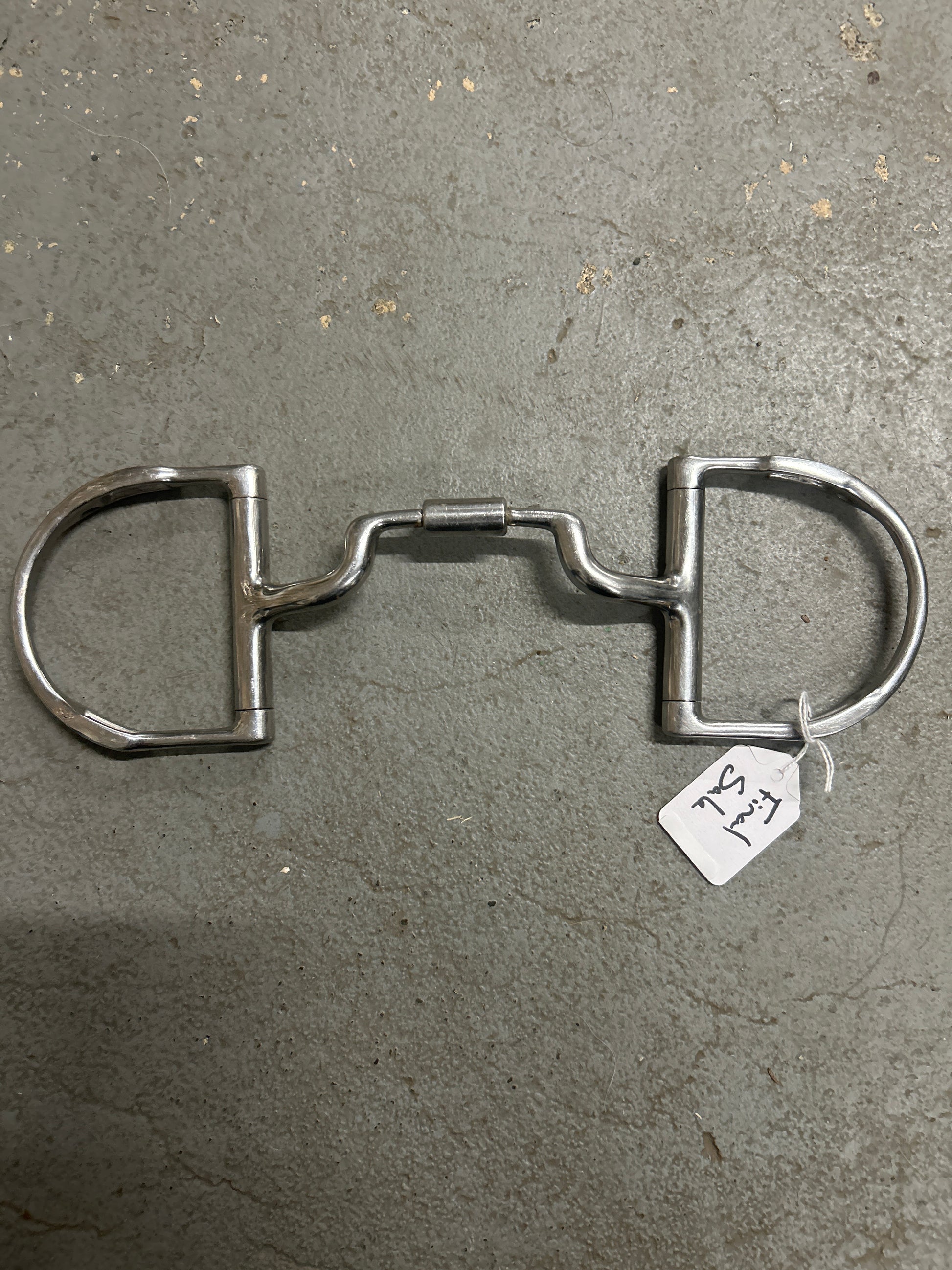 Myler Dee Ring with Wide Medium Port 5"-Bit-Consignment-Evolution Equestrian Co.