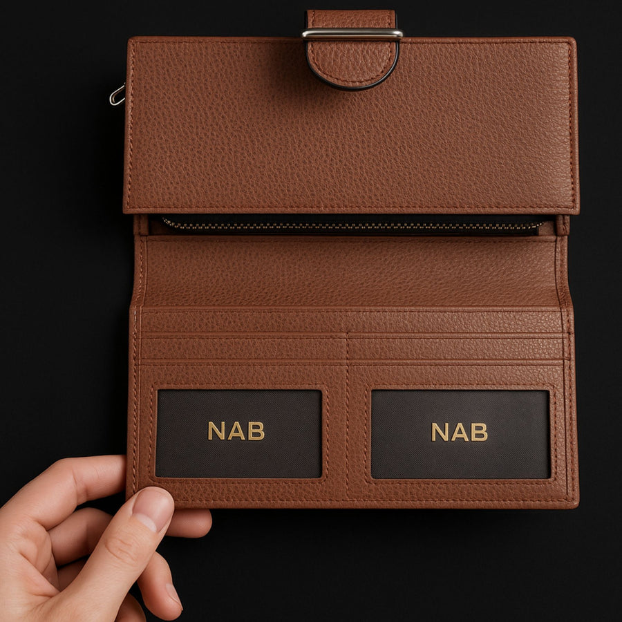 NAB Leather Madison Wallet-Wallet-NAB LEATHER-Evolution Equestrian Co.